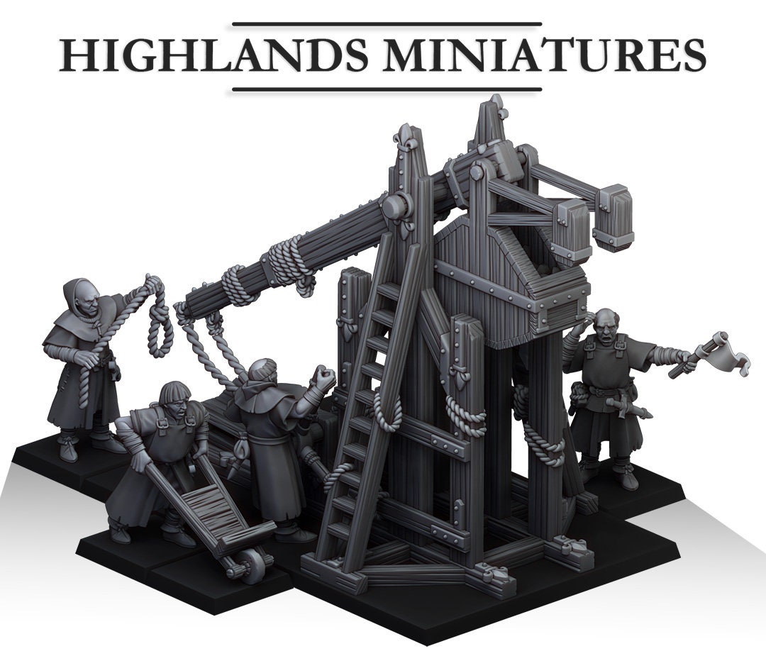 Arthurian Knights - Gallia Trebuchet, for Oldhammer, king of war, 9th age