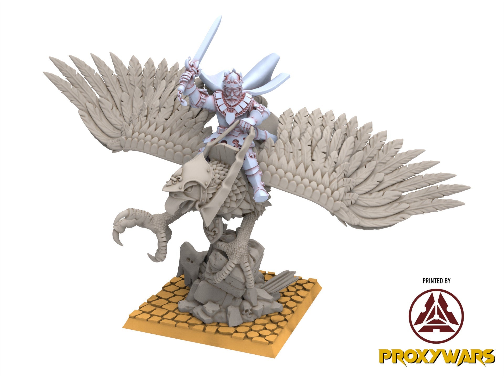 Arthurian Knights - ROBERT The Gallia with Spear and Sword, for Oldhammer, king of war, 9th age