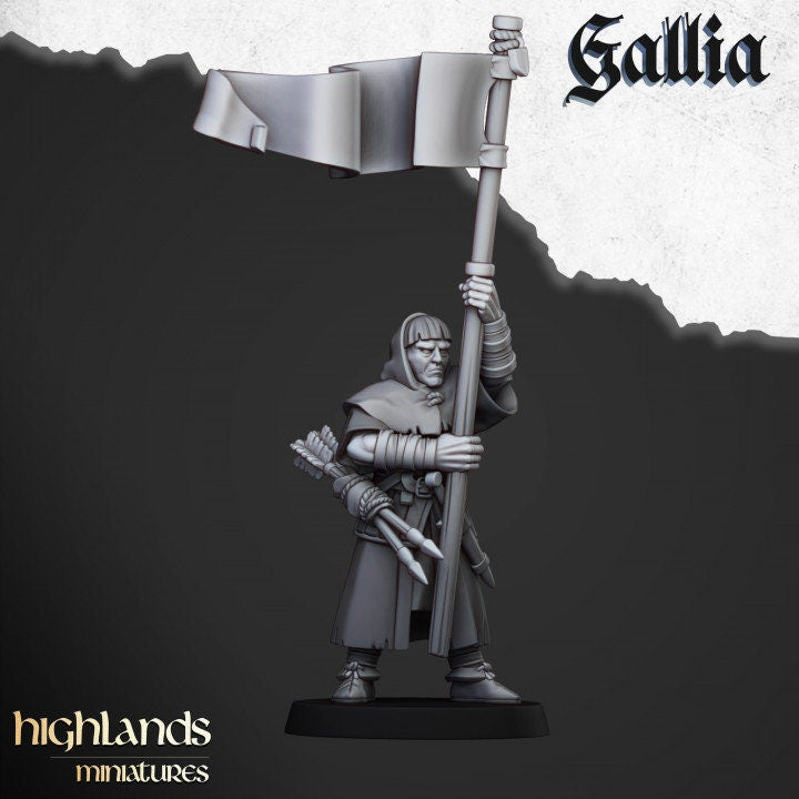 Arthurian Knights - Gallia Archer, for Oldhammer, king of wars, 9th age