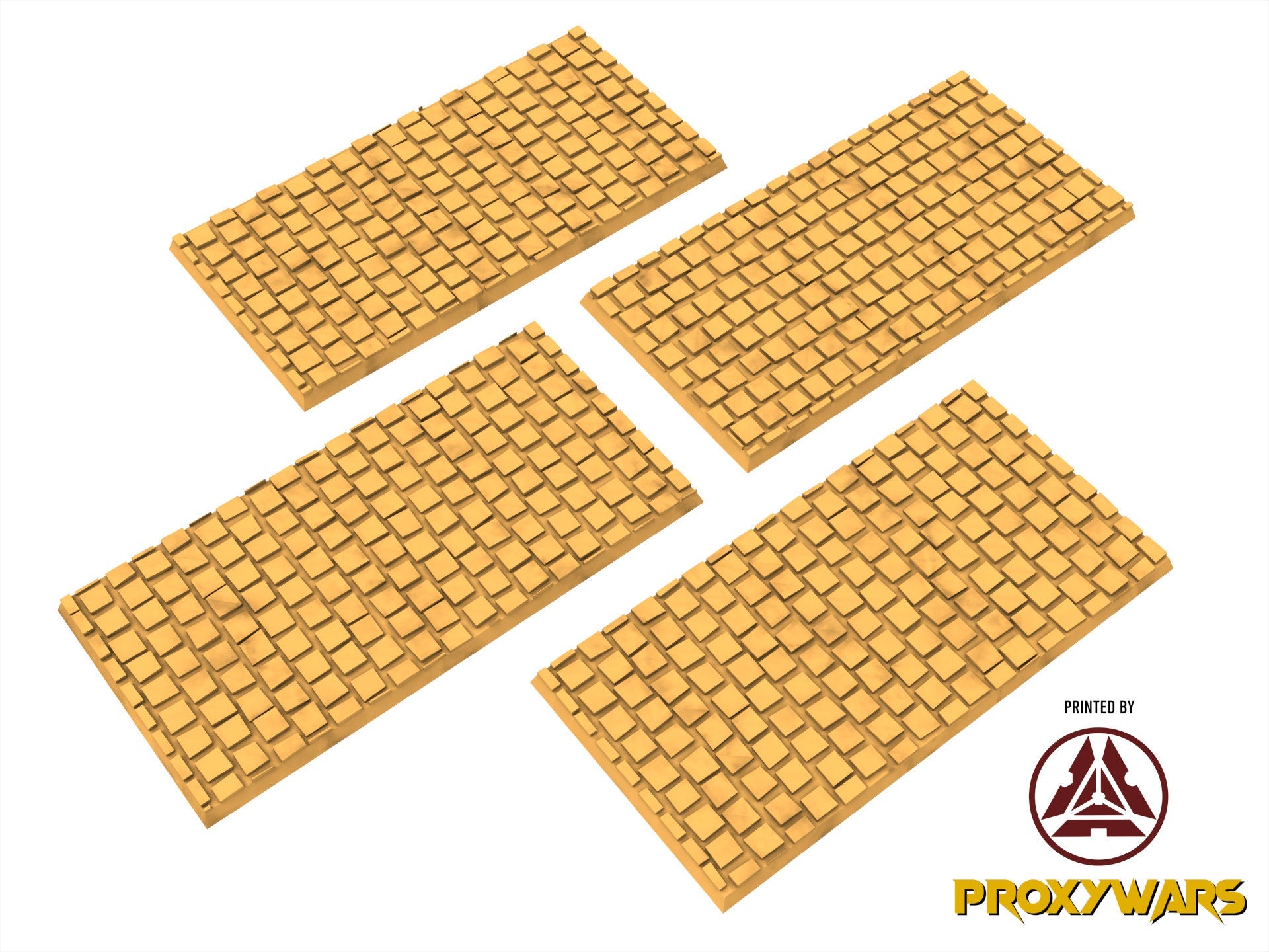 Pavement V2 - Lot of 25x50mm to 100x150mm Rectangular bases usable for Oldhammer, 9th age, King of war, Donjon et dragon