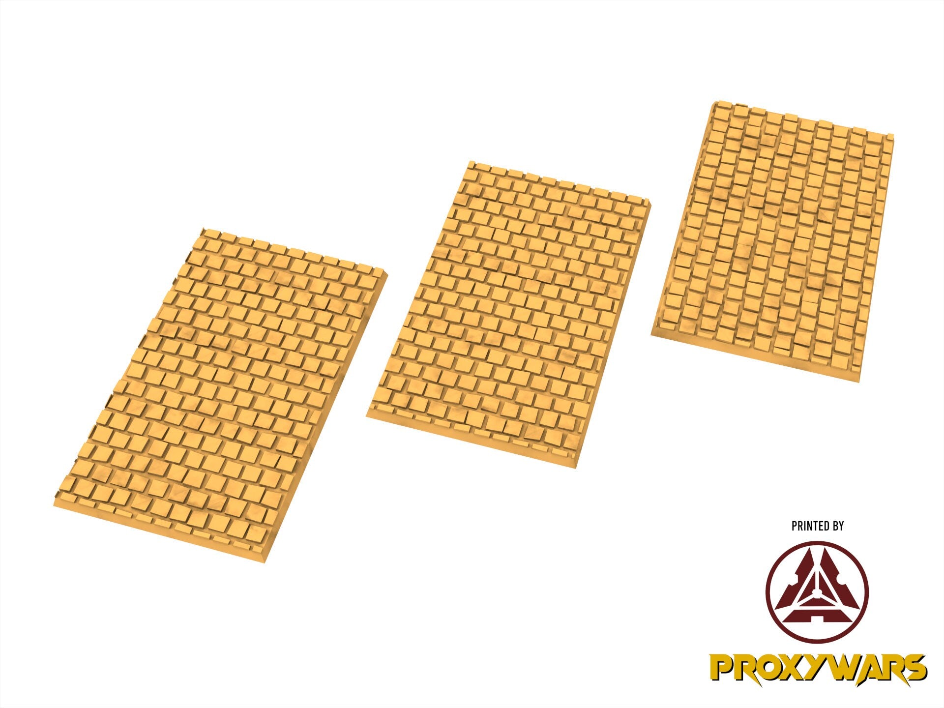 Pavement V2 - Lot of 25x50mm to 100x150mm Rectangular bases usable for Oldhammer, 9th age, King of war, Donjon et dragon