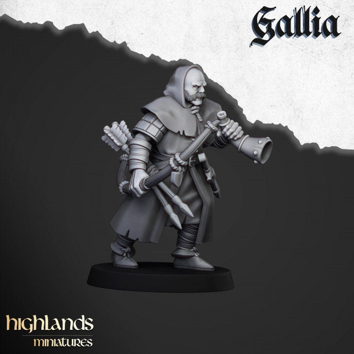 Arthurian Knights - Gallia Archer, for Oldhammer, king of wars, 9th age