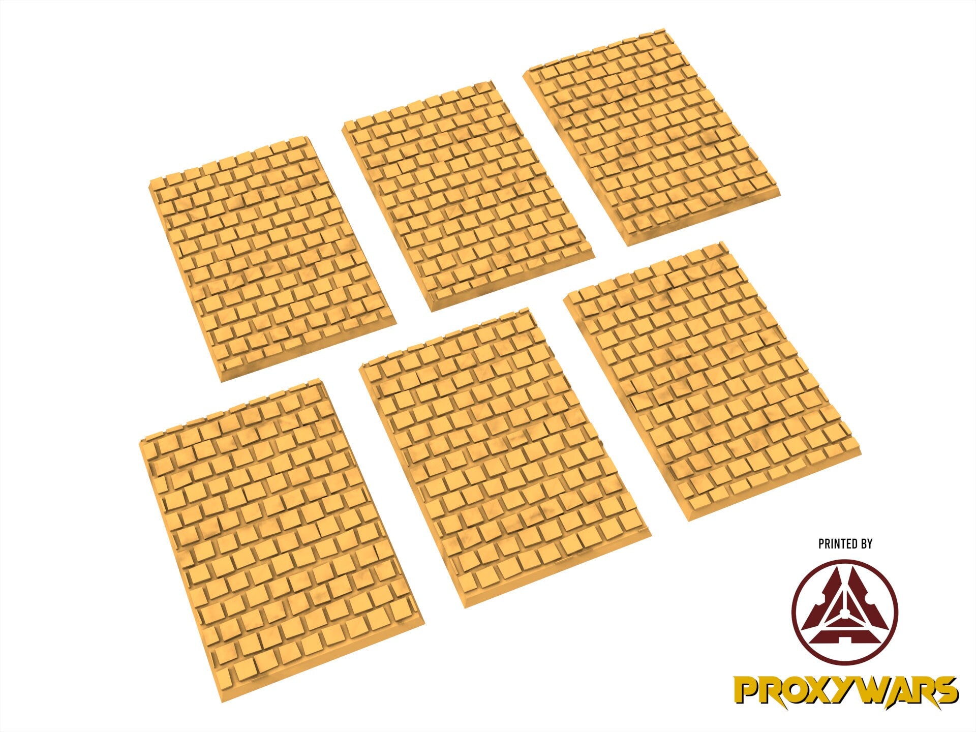 Pavement V2 - Lot of 25x50mm to 100x150mm Rectangular bases usable for Oldhammer, 9th age, King of war, Donjon et dragon
