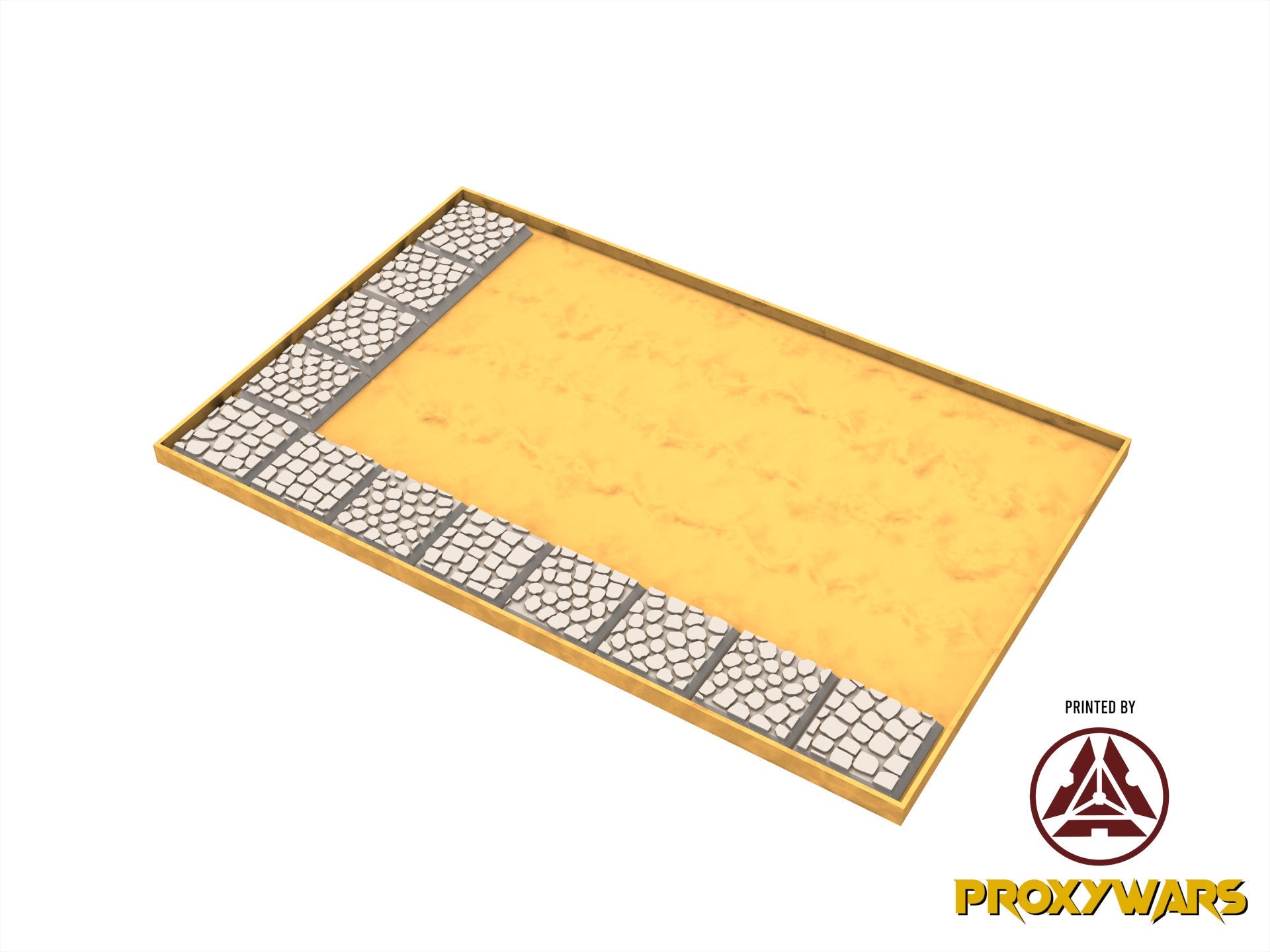 Movement Tray for base square 25mm Front of 8 bases, arthurian, orc, dwarves, lost temple, beastmen, undead, sylvan