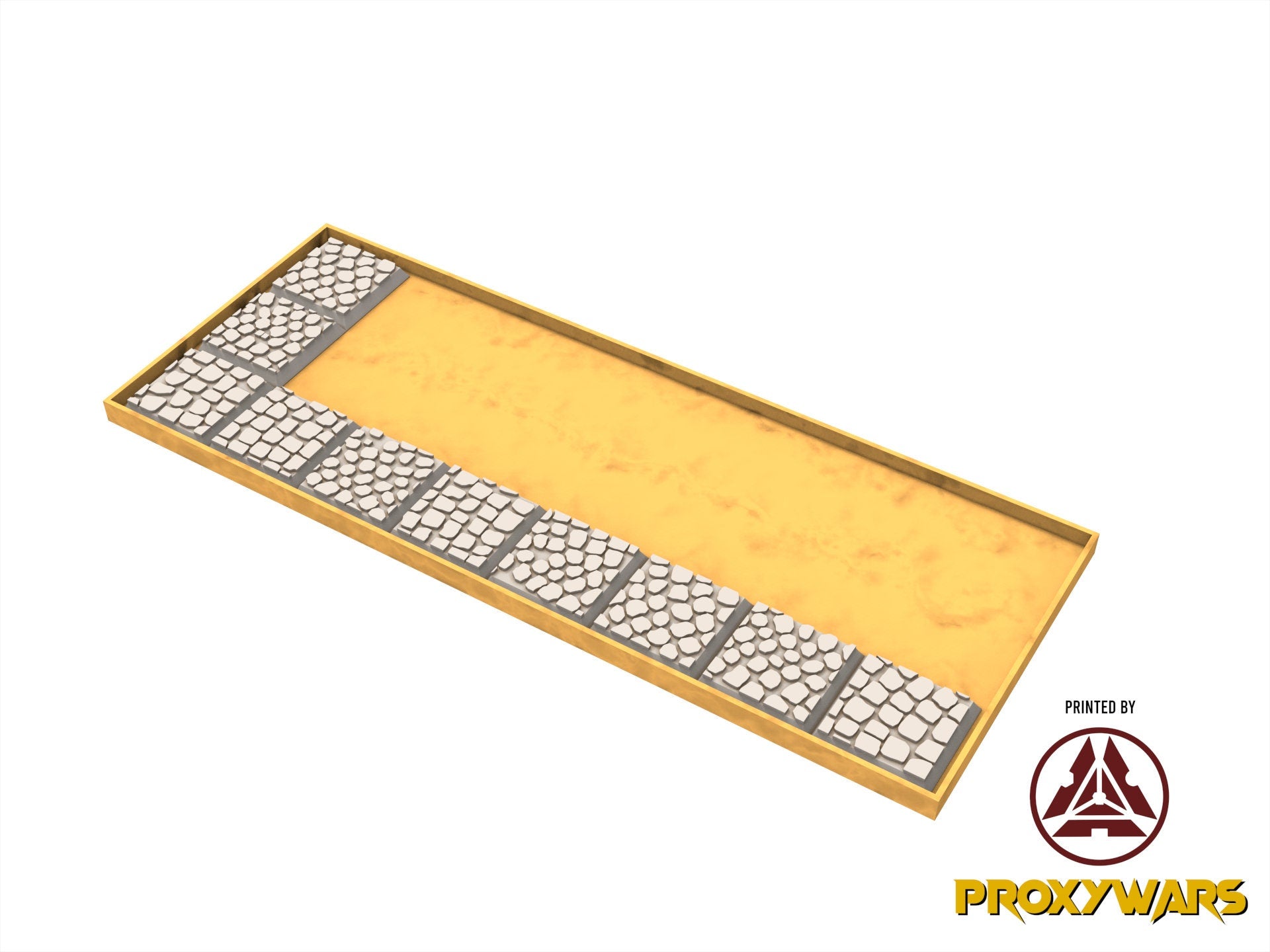 Movement Tray for base square 25mm Front of 8 bases, arthurian, orc, dwarves, lost temple, beastmen, undead, sylvan