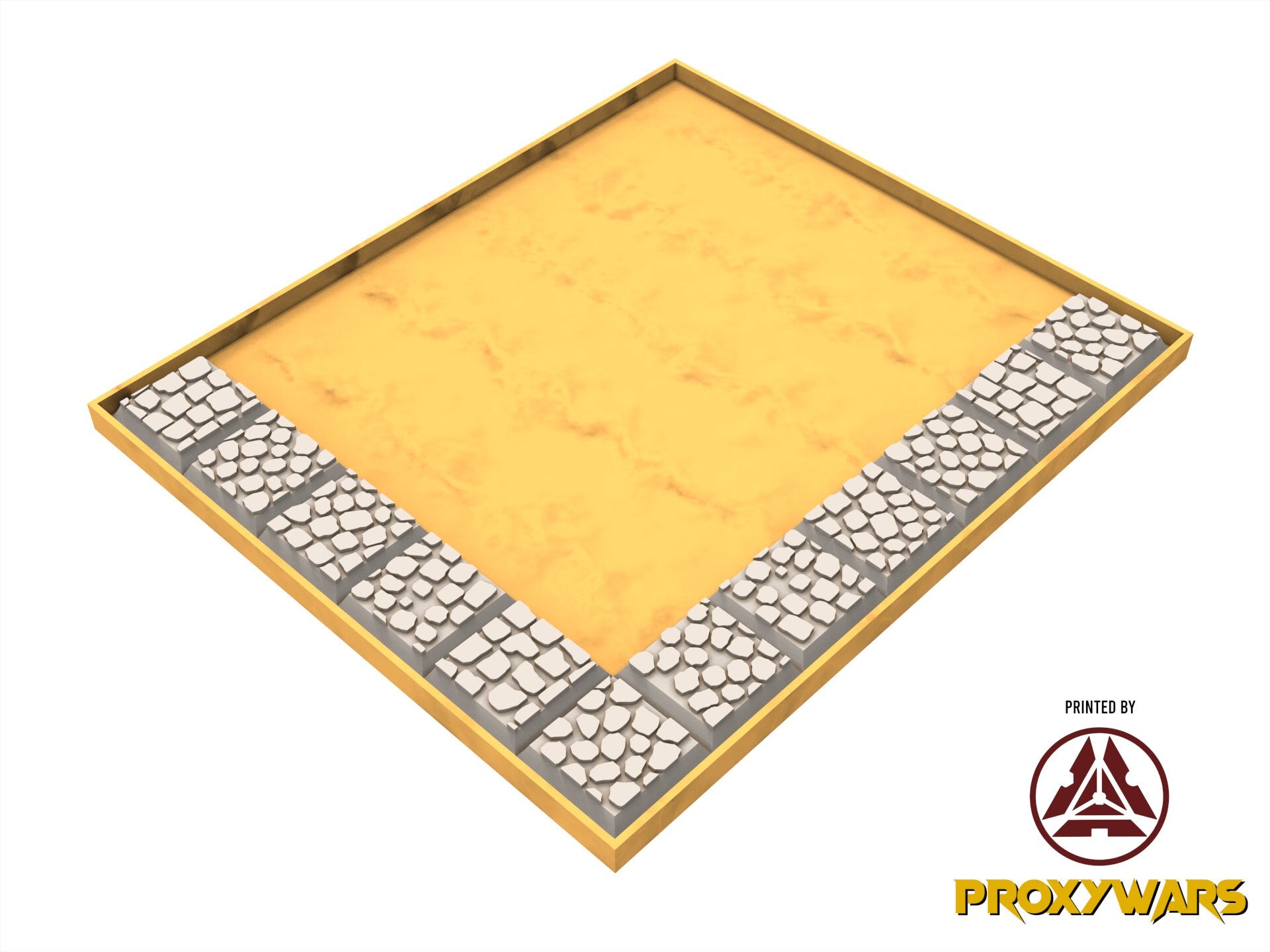 PLA Movement Tray for base square 20mm, arthurian, orc, dwarves, lost temple, beastmen, undead, sylvan