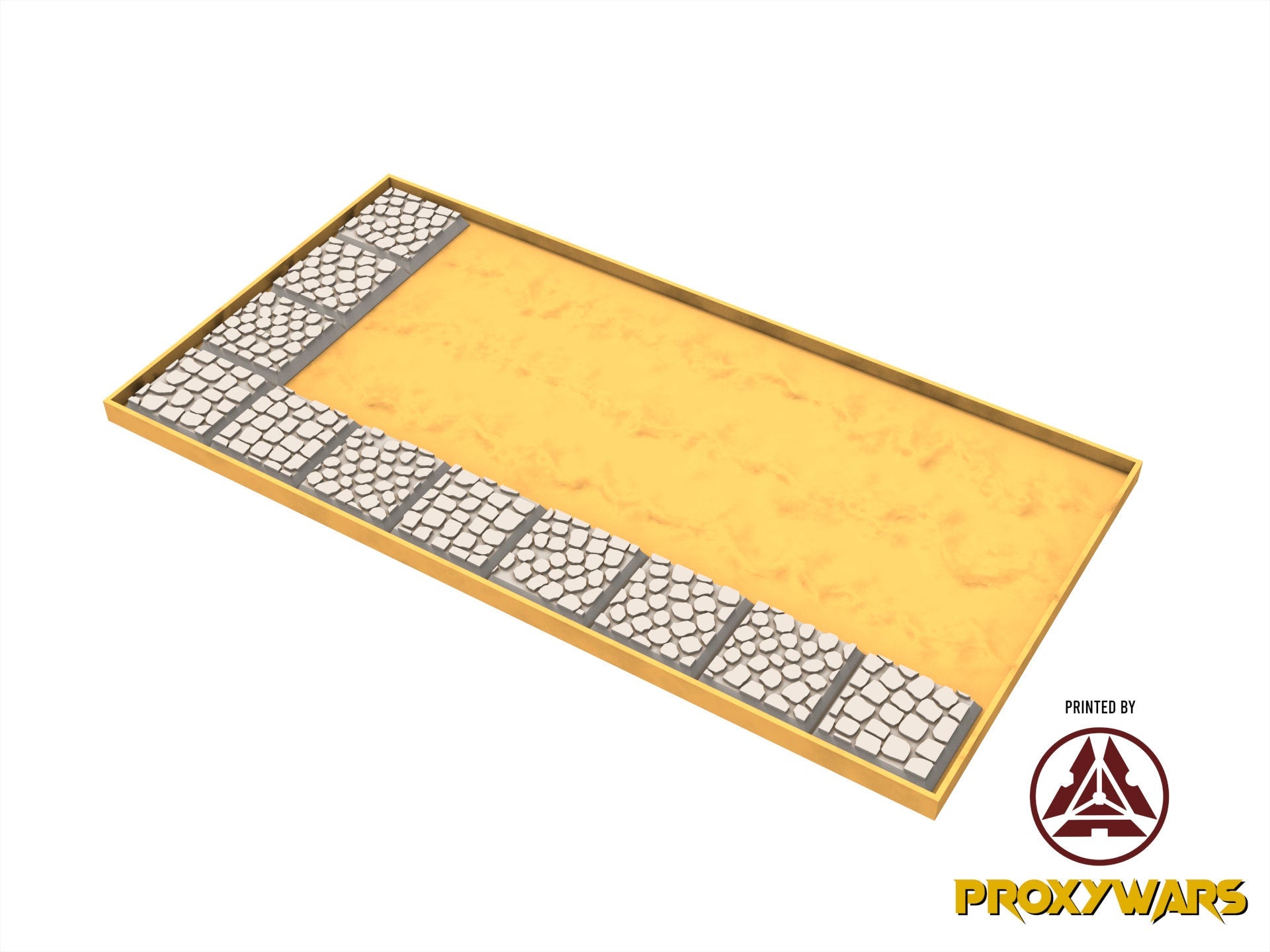 Movement Tray for base square 25mm Front of 8 bases, arthurian, orc, dwarves, lost temple, beastmen, undead, sylvan