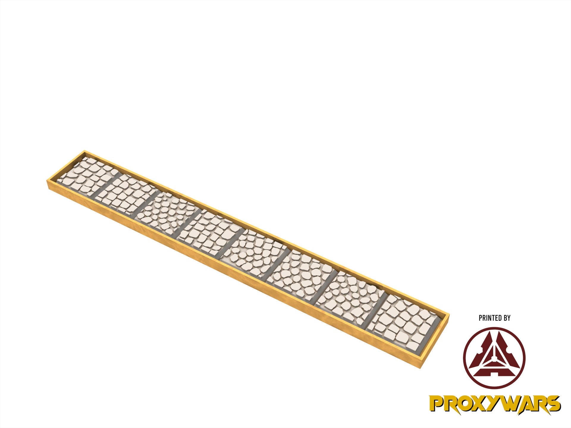 Movement Tray for base square 25mm Front of 8 bases, arthurian, orc, dwarves, lost temple, beastmen, undead, sylvan