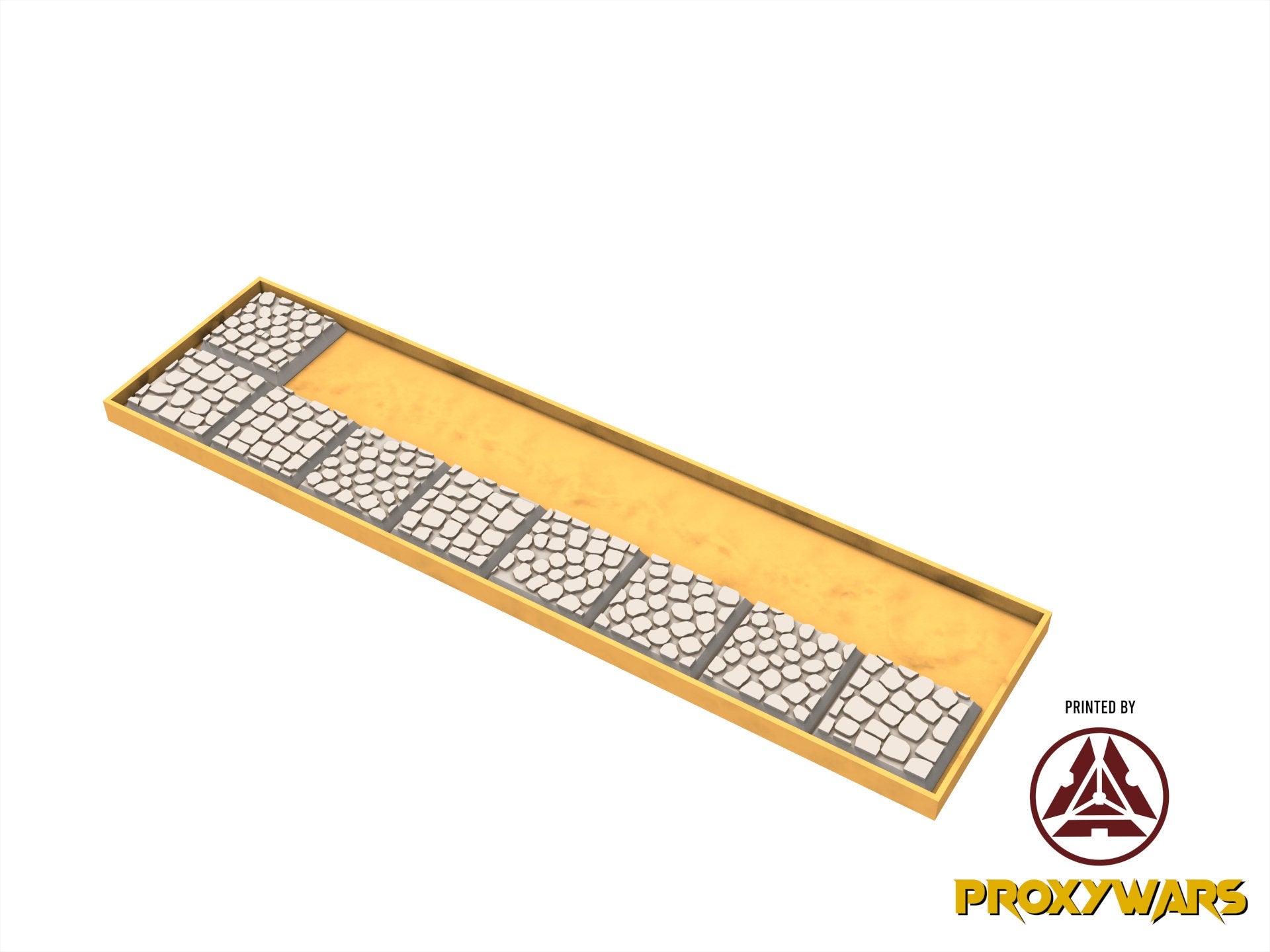 Movement Tray for base square 25mm Front of 8 bases, arthurian, orc, dwarves, lost temple, beastmen, undead, sylvan