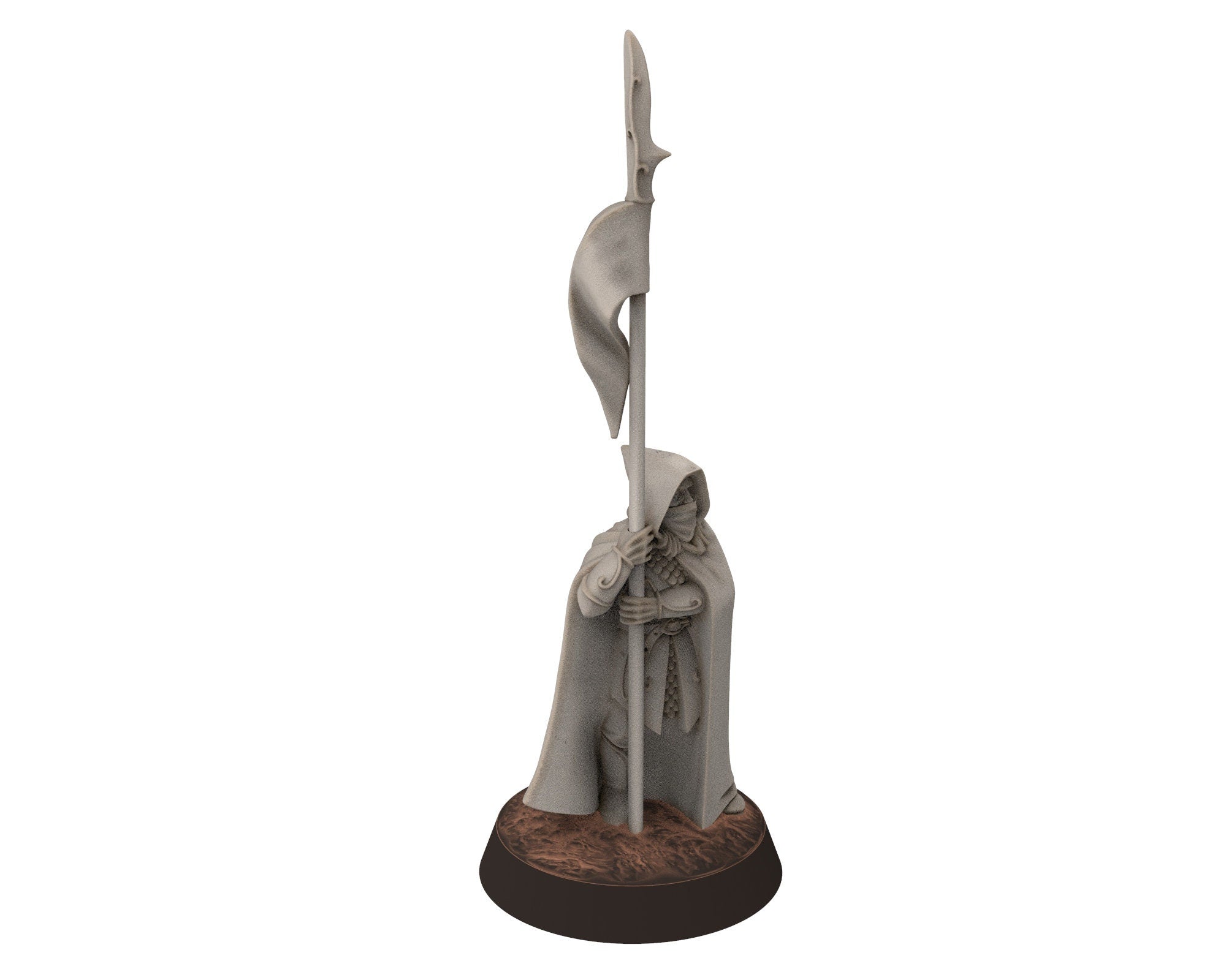 Darkwood - Rangers Wood elves Warriors with Bows, Middle rings miniatures for wargame D&D, LOTR, Medbury miniatures