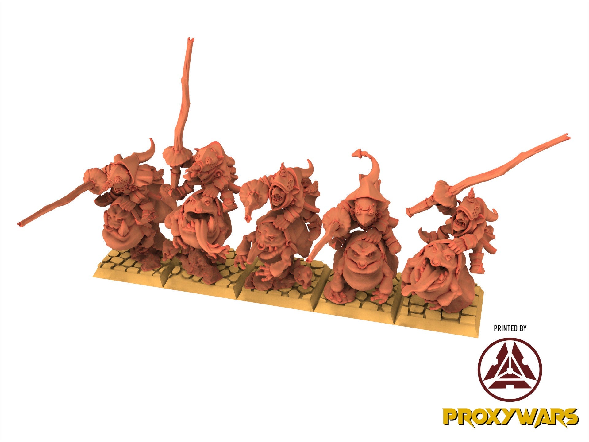 Orc & Goblin - Swamp Goblins Frog Riders V1, utilisables pour Oldhammer, king of wars, 9th age