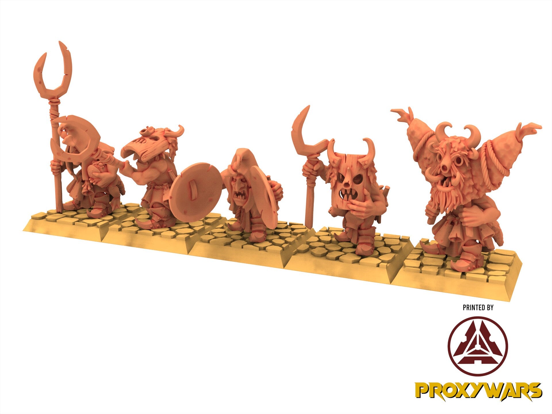 Orc & Goblin - Swamp Goblin Frog's Herders, utilisables pour Oldhammer, king of wars, 9th age