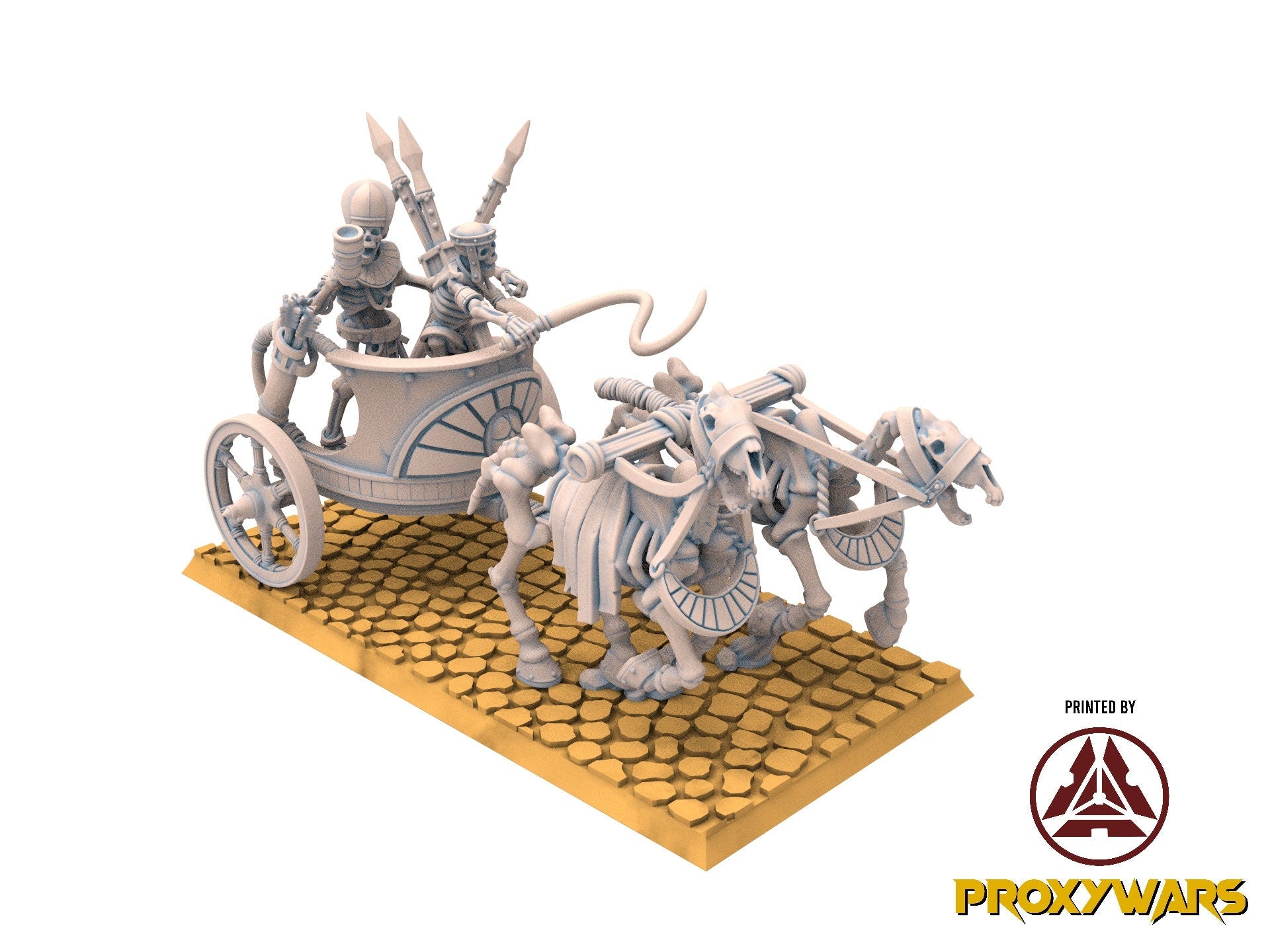 Eternal Dynasties - Eternal Pharaoh on chariot, The Ancient Skeletons, Fantasy Battle, Oldhammer, King of war, D&D