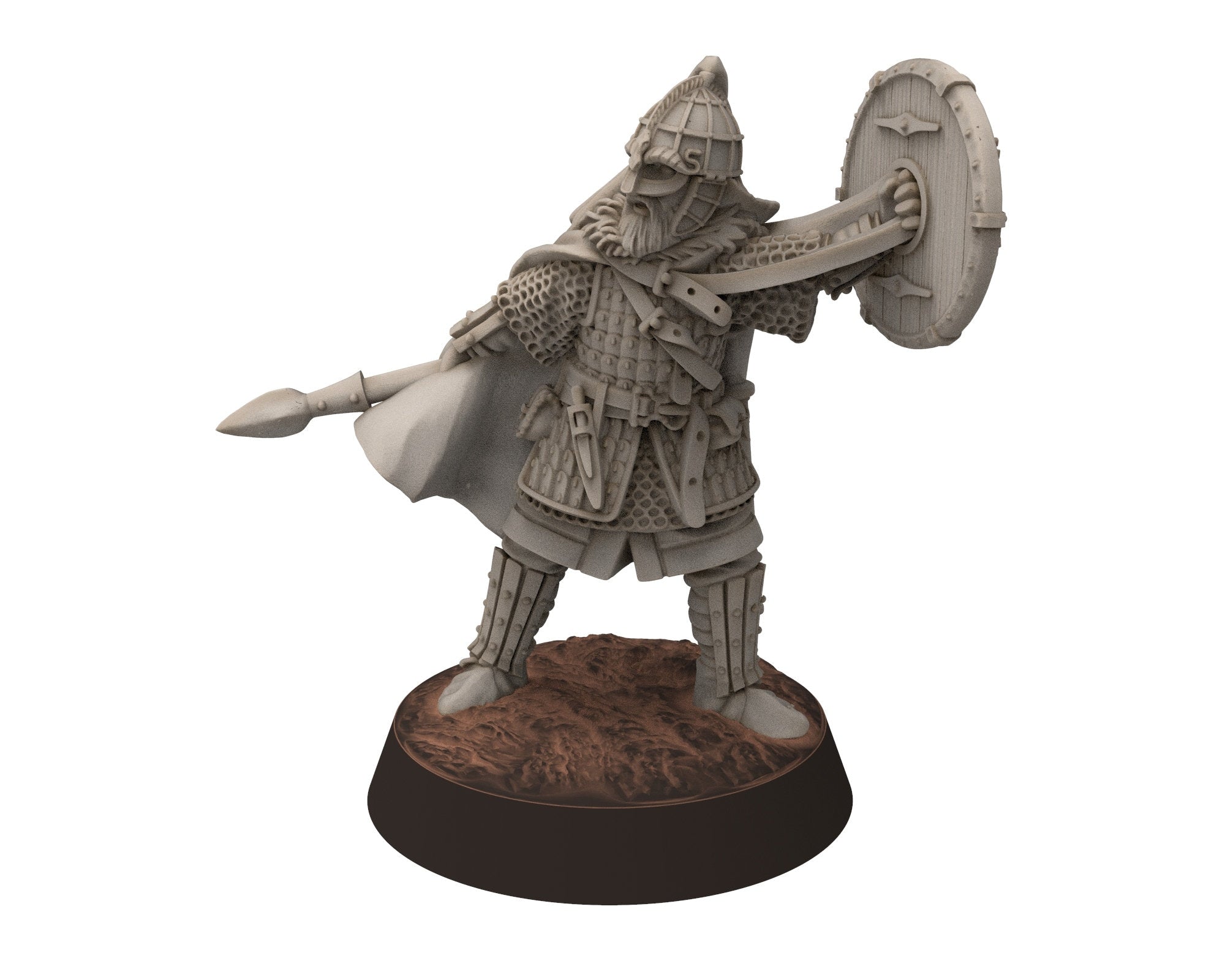 Vendel Era - Horsa Hero, Germanic Tribe Warband, 7 century, miniatures 28mm for wargame Historical... Medbury miniature