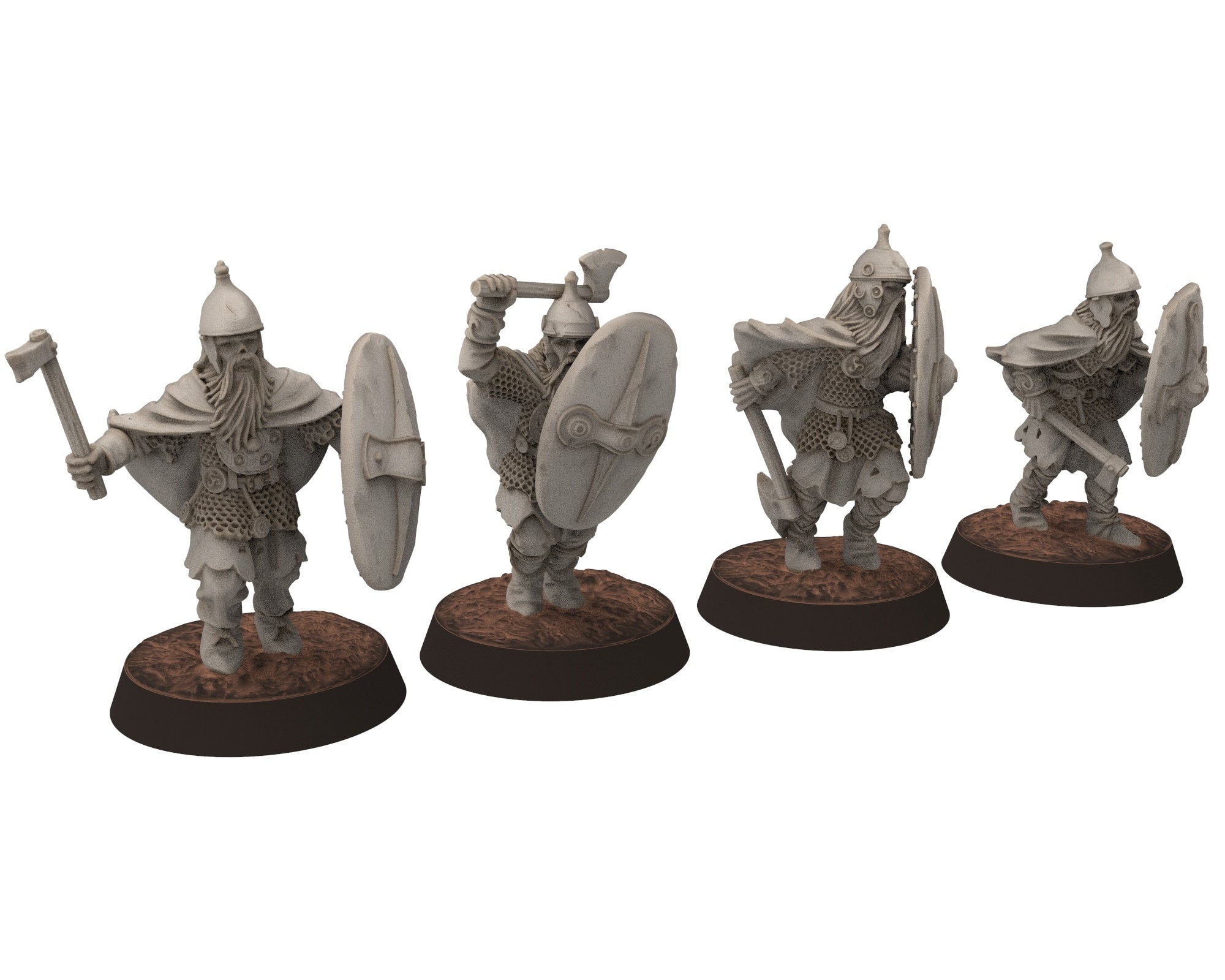 Undead Ghosts - Ghosty Gaul specters of the old war with Bows , under the mountain, miniatures for wargame D&D, LOTR...