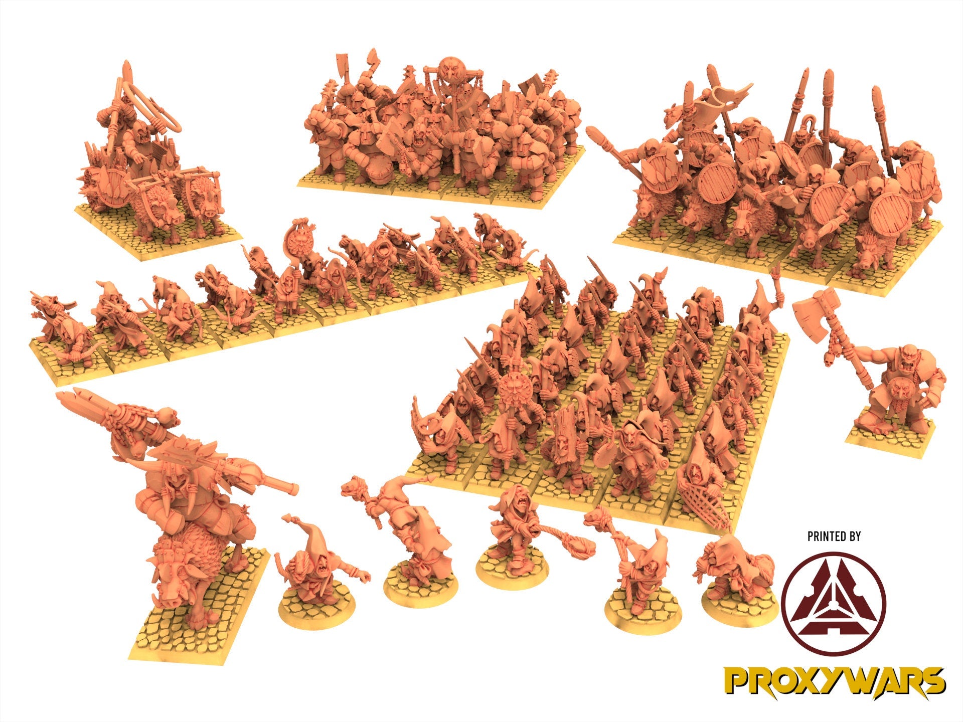 Orc & Goblin - Bundle V1, utilisables pour Oldhammer, king of wars, 9th age