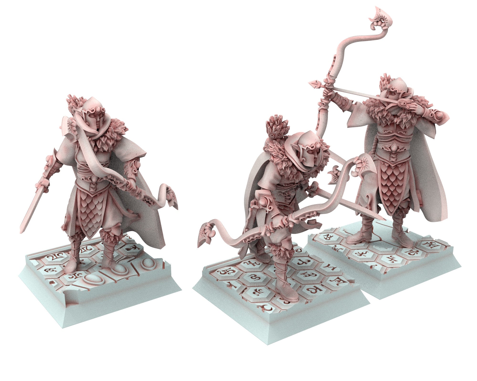 Hight Elves - 28mm Elven Grey watchers, Fantasy elves, Insular Kingdom usable for 9th Age, Fantasy Battle, Oldhammer, King of war, D&D