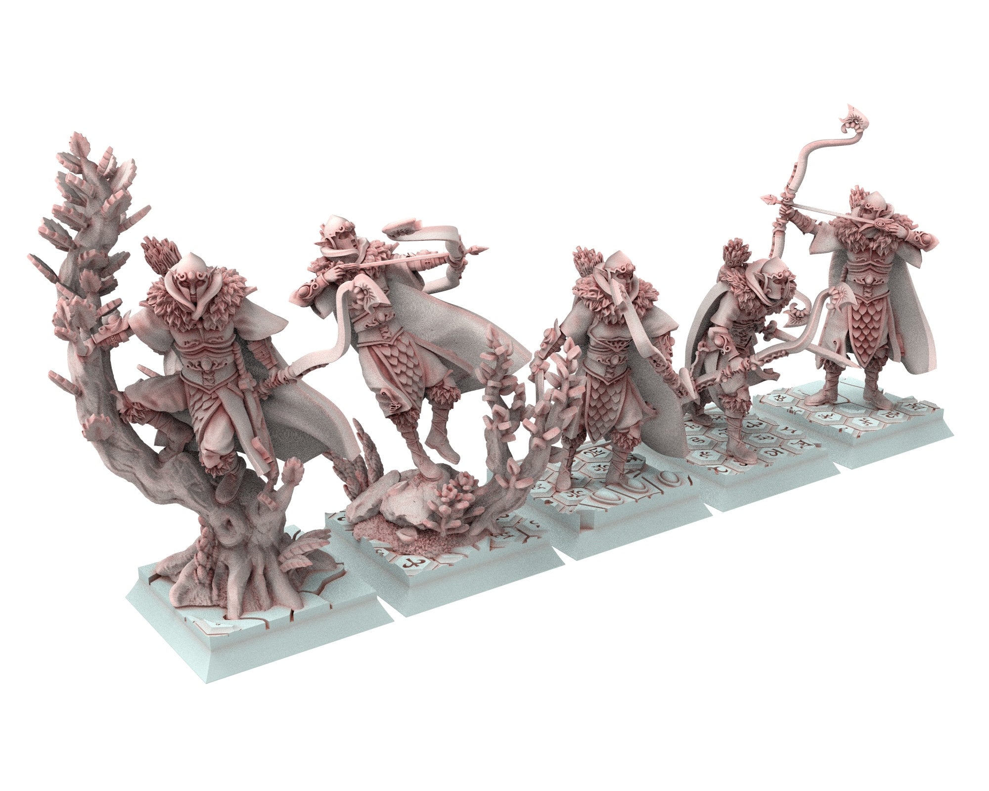 Hight Elves - 28mm Elven Grey watchers, Fantasy elves, Insular Kingdom usable for 9th Age, Fantasy Battle, Oldhammer, King of war, D&D