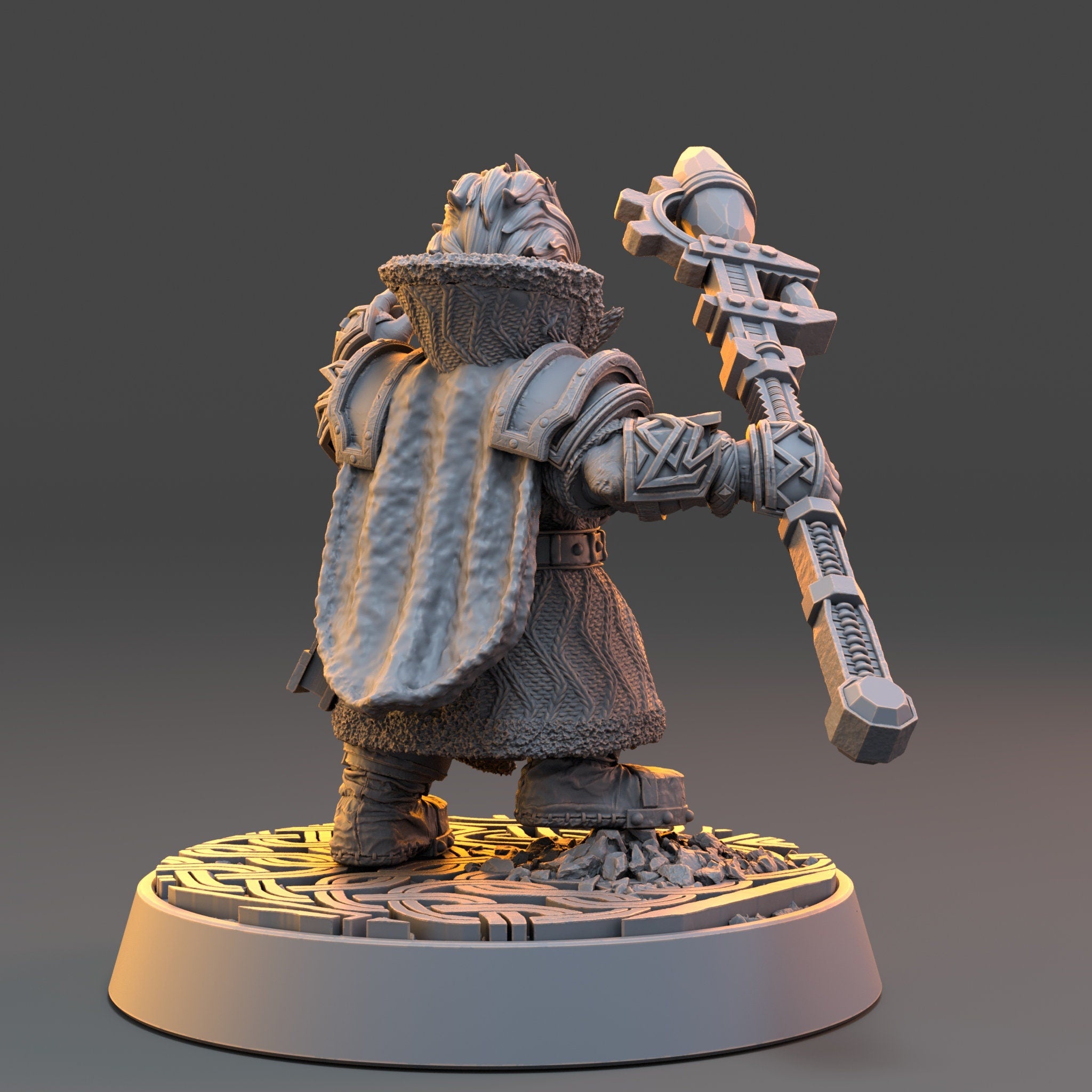 The Tenacious Tinkerers of Todthaven - Heinrich Coppercoil Duke of Todthaven - Dwarves, daybreak miniatures, Pathfinder, Dungeons & Dragons