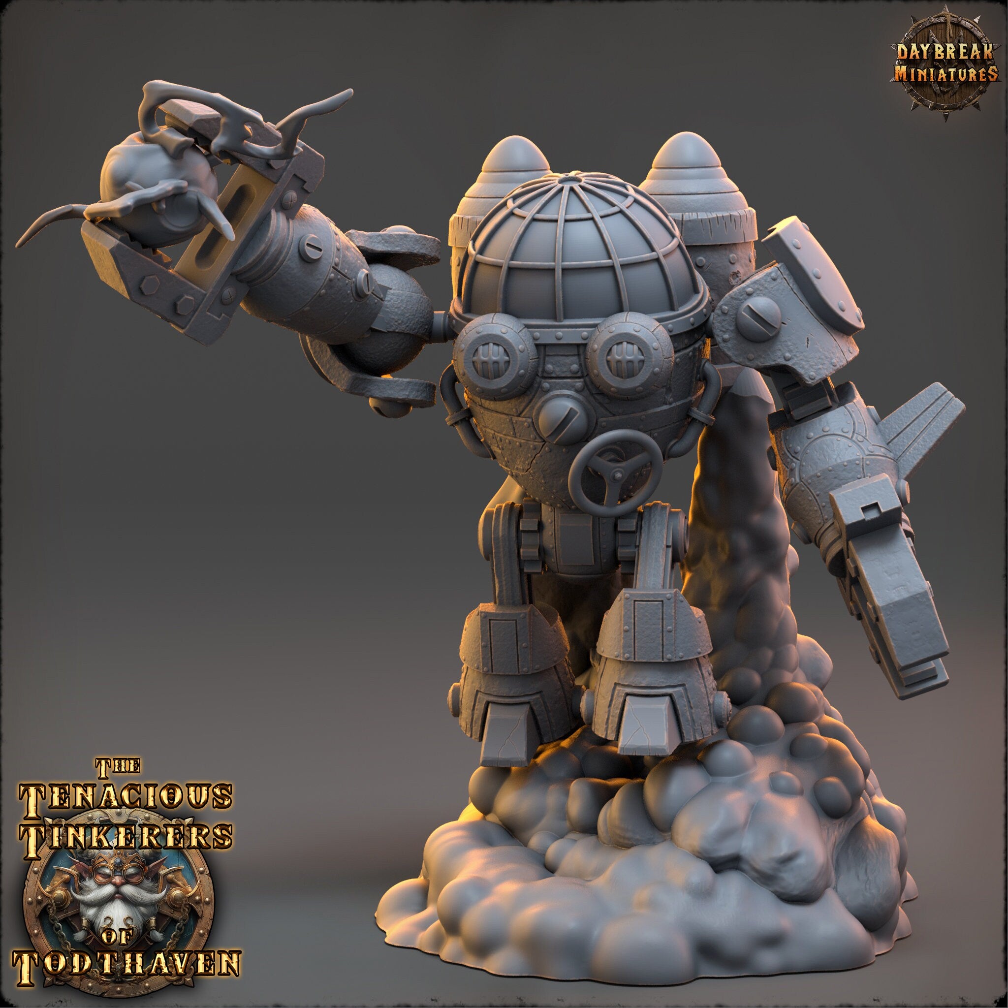 The Tenacious Tinkerers of Todthaven - Mickey Mangler MM91 - Dwarves, daybreak miniatures, Pathfinder, Dungeons & Dragons