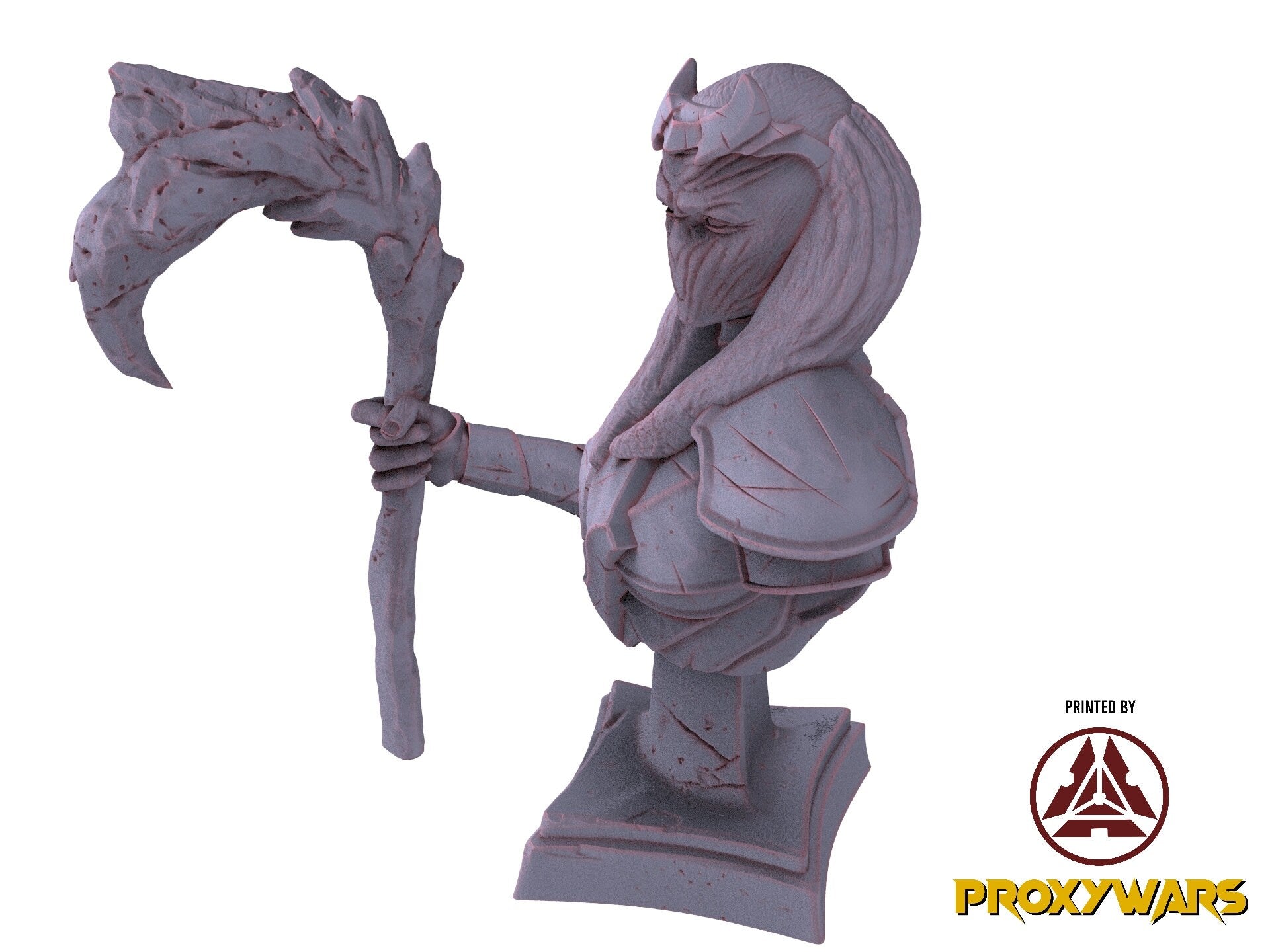 The Infinity of the Void - Bust - Kabel The Swordsman, manifestations of destruction, Flesh of Gods, for Wargames, Dungeons & Dragons TTRPG