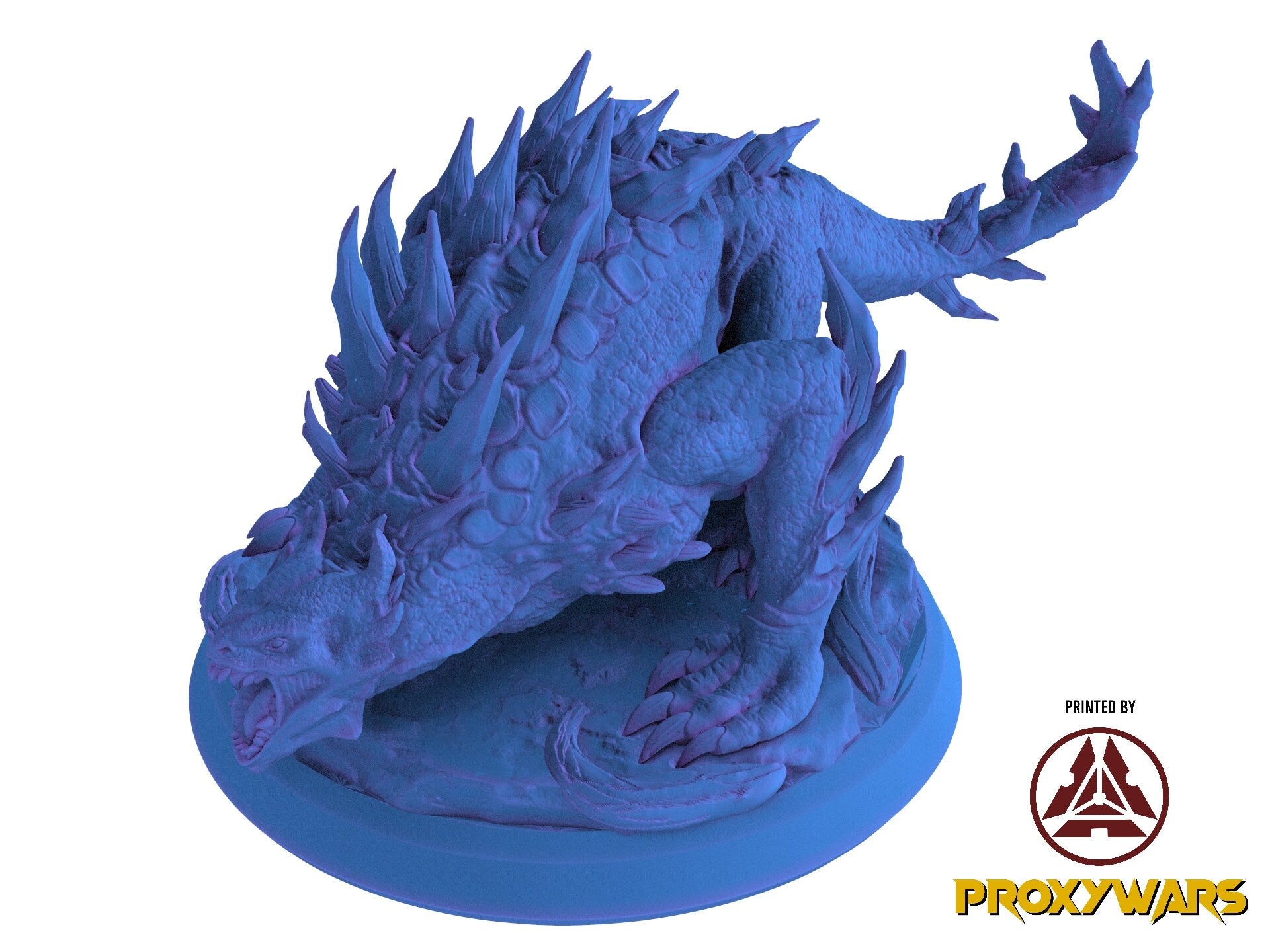 The Elves From The Highlands - Monster - Megalohorn, protectors of their home, Flesh of Gods, for Wargames, Dungeons & Dragons TTRPG