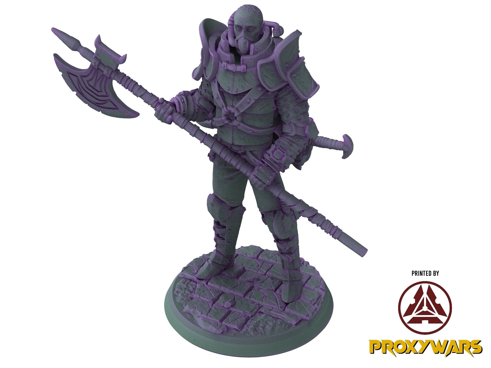 The Underground Experiment - Villain - Infected Guard - Pose 02, Flesh of Gods, for Wargames, Dungeons & Dragons TTRPG