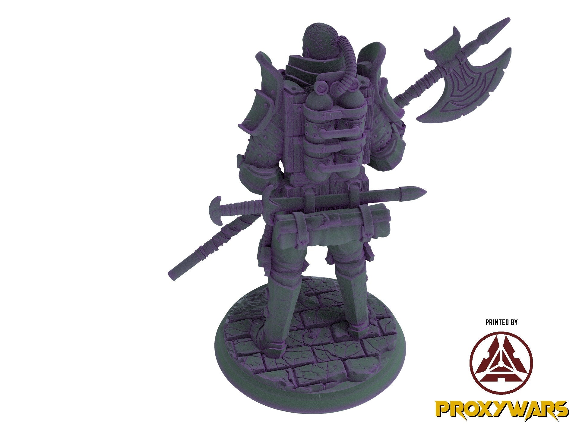 The Underground Experiment - Villain - Infected Guard - Pose 01, Flesh of Gods, for Wargames, Dungeons & Dragons TTRPG