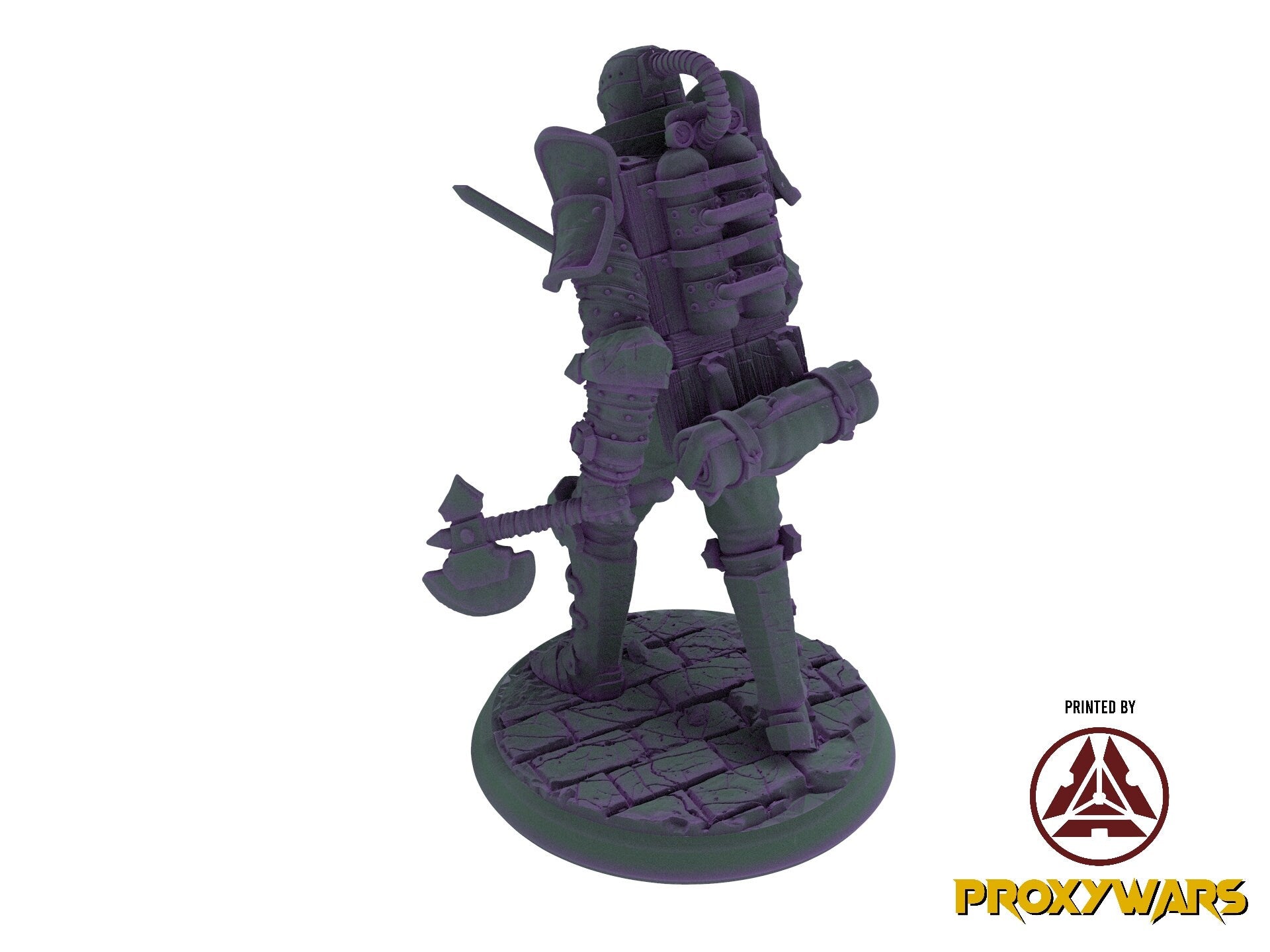 The Underground Experiment - Villain - Infected Guard - Pose 02, Flesh of Gods, for Wargames, Dungeons & Dragons TTRPG