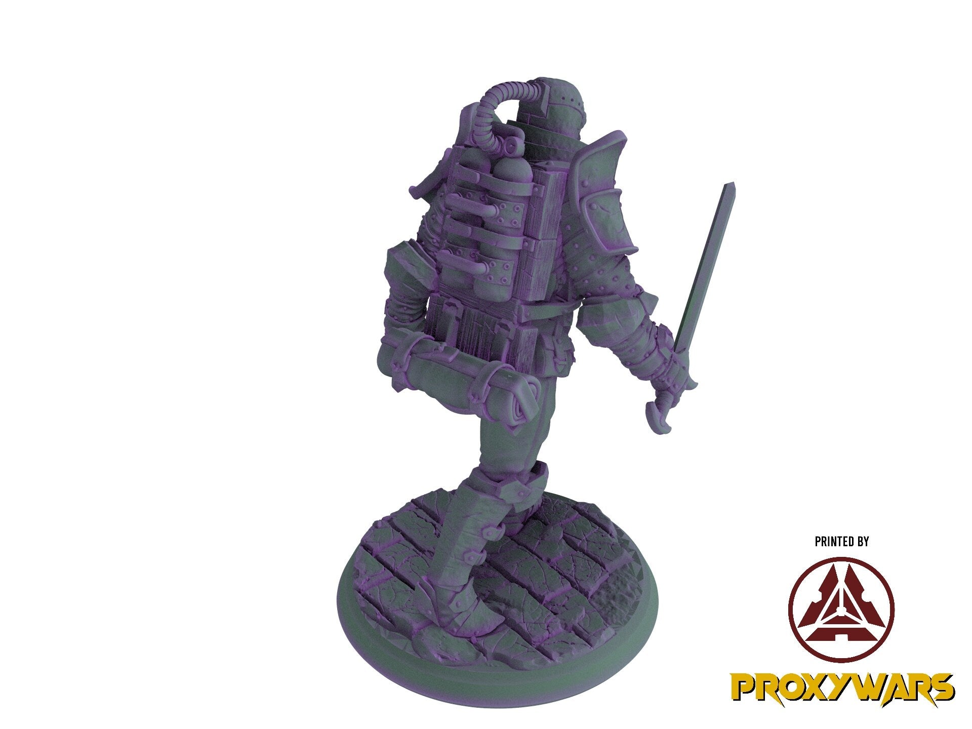 The Underground Experiment - Villain - Infected Guard - Pose 02, Flesh of Gods, for Wargames, Dungeons & Dragons TTRPG