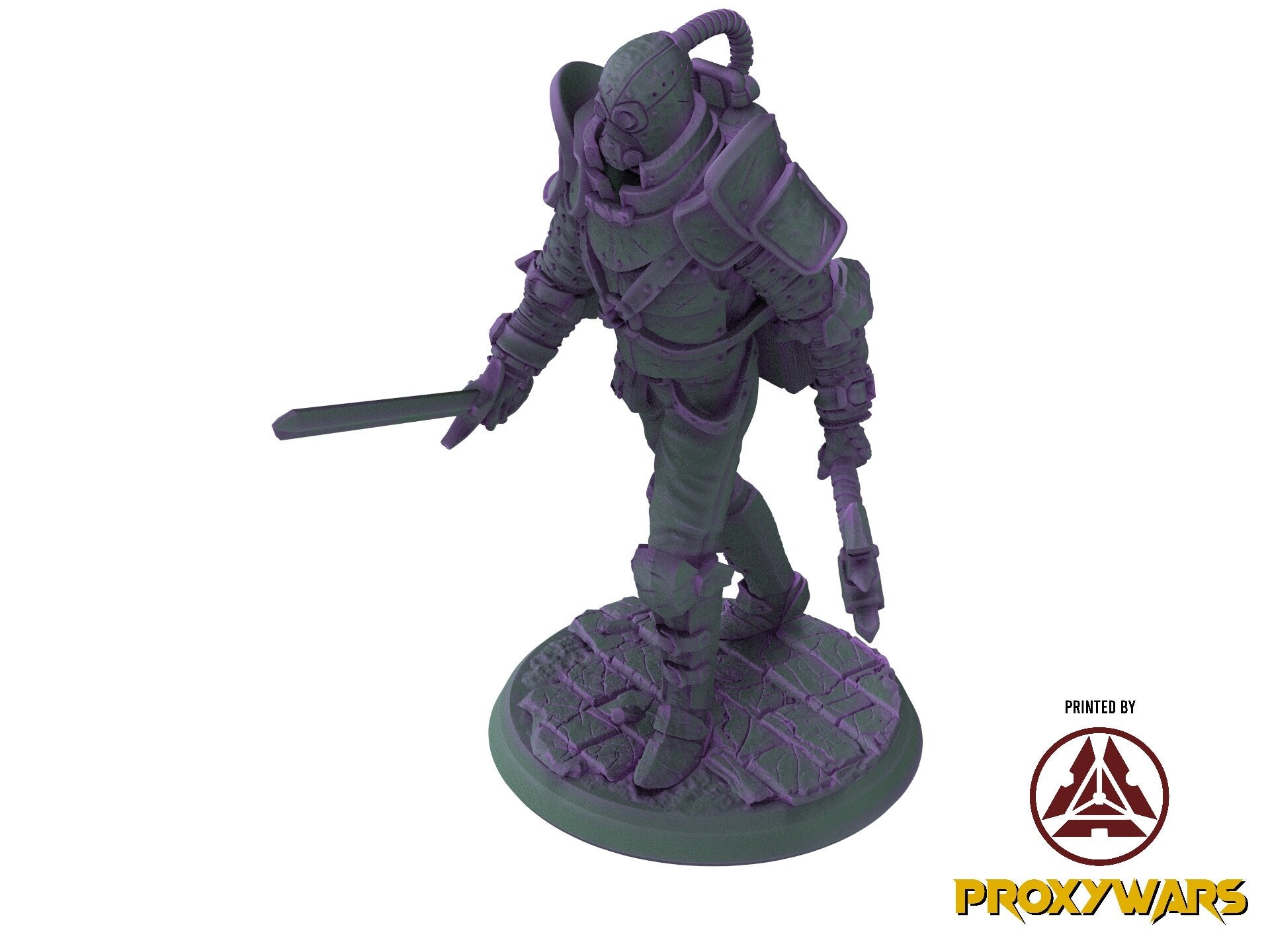 The Underground Experiment - Villain - Infected Guard - Pose 02, Flesh of Gods, for Wargames, Dungeons & Dragons TTRPG