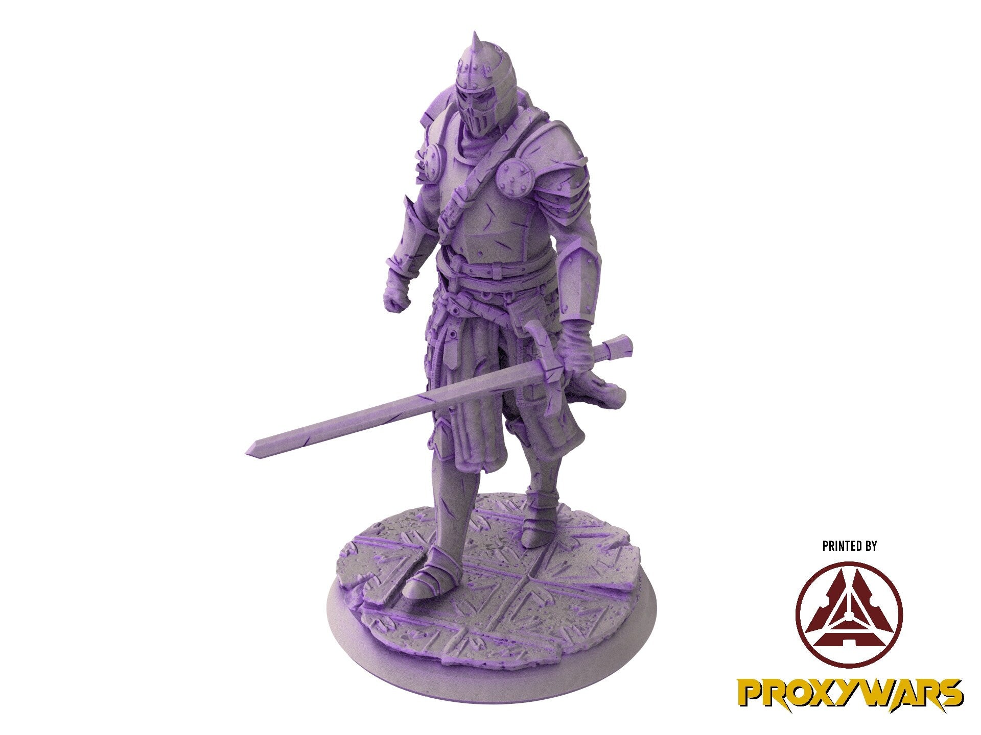 The scourges of war - NPC - Kraheger's Soldier 01 (25 mm) , glory and honor, Ennemy, Flesh of Gods, for Wargames, Dungeons & Dragons TTRPG