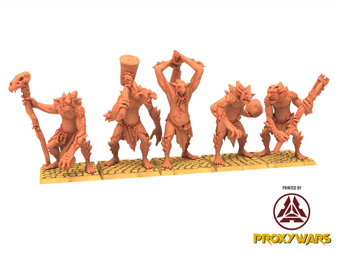 Orc & Goblin - Rock Trolls, The Black Horde, utilisables pour Oldhammer, king of wars, 9th age