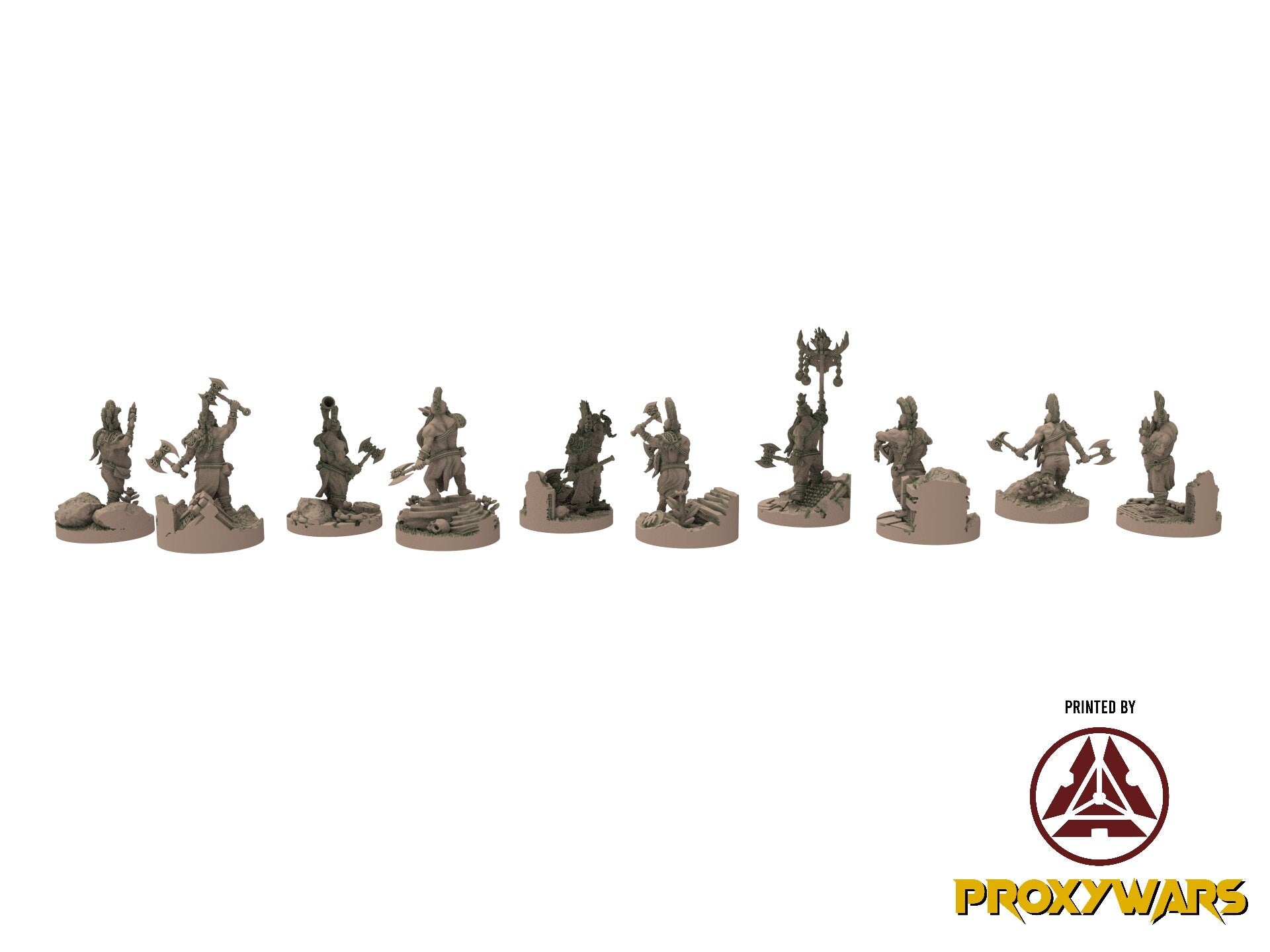 Dwarf Dragonkiller - 32mm Dwarfs seekers 10 troops, Fantasy, Insular Kingdom usable for 9th Age, Fantasy Battle, Oldhammer, King of war, D&D