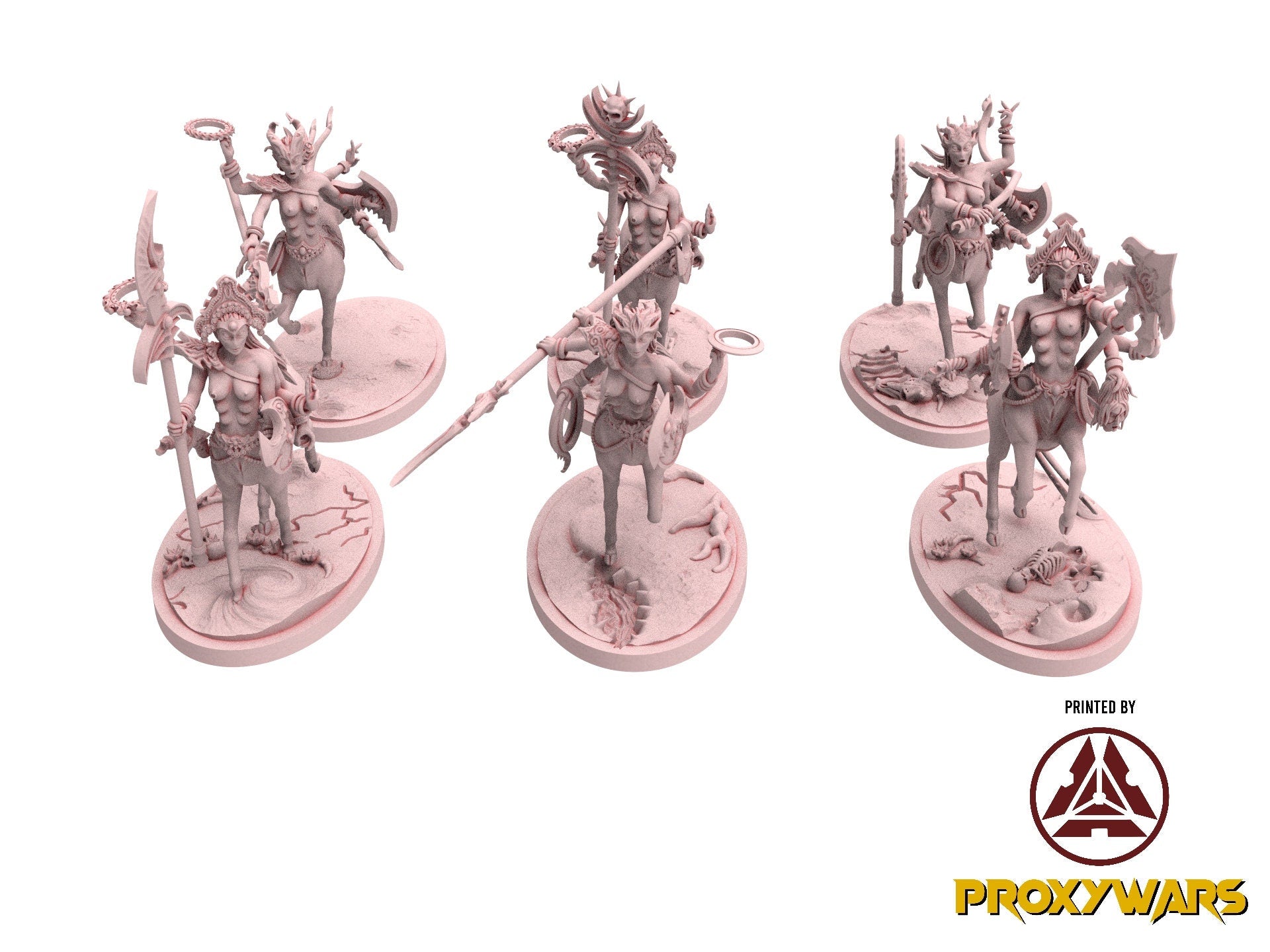 Daemons of lust - Lust Seekers 60mm, infernal creatures, usable for 9th Age, Fantasy Battle, Oldhammer, King of war, D&D...