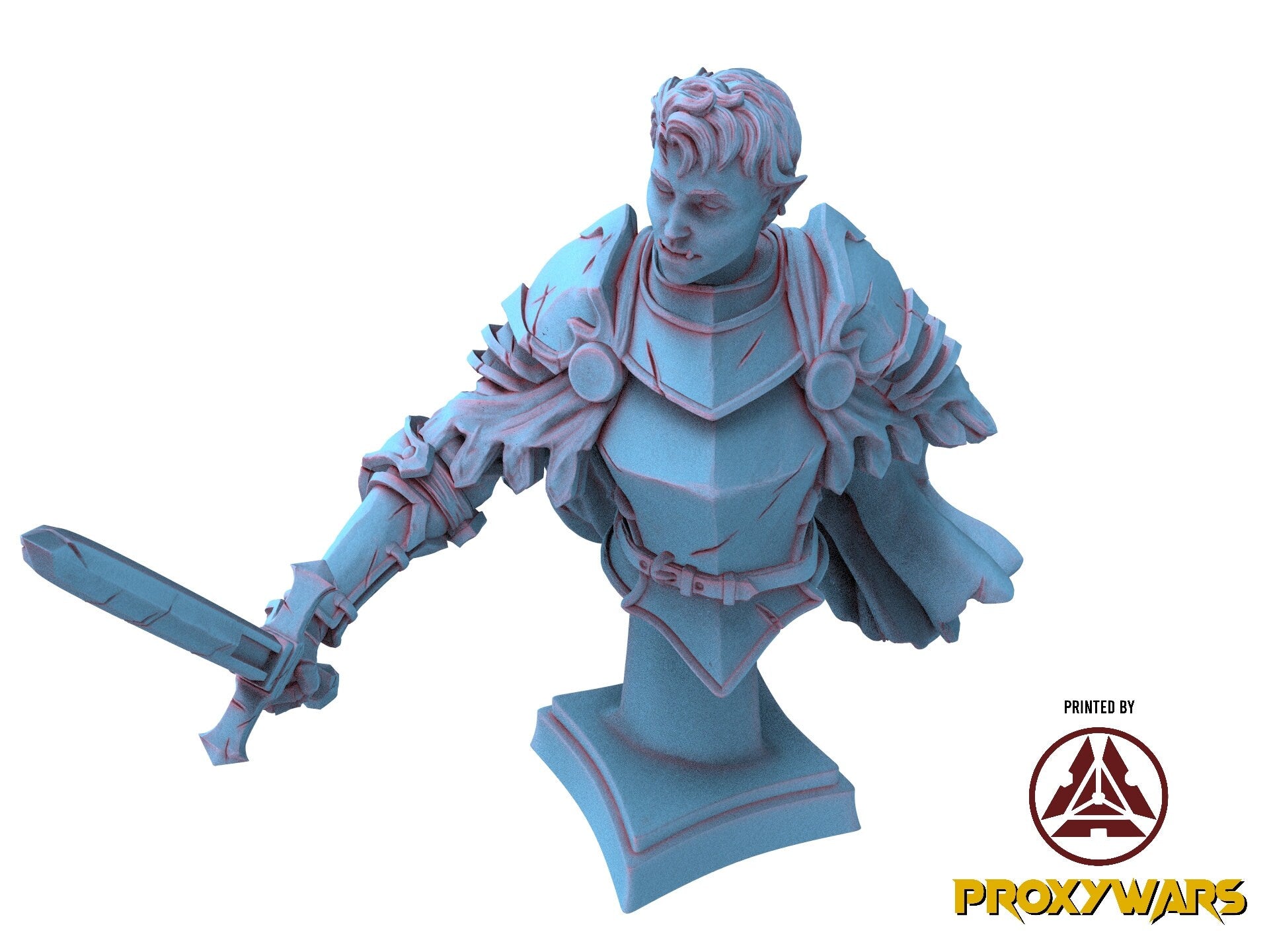 Echoes Of Corruption - Enemy - Spectral Knight 01 (25 mm), light and darkness, Ennemy, Flesh of Gods, for Wargames, Dungeons & Dragons TTRPG