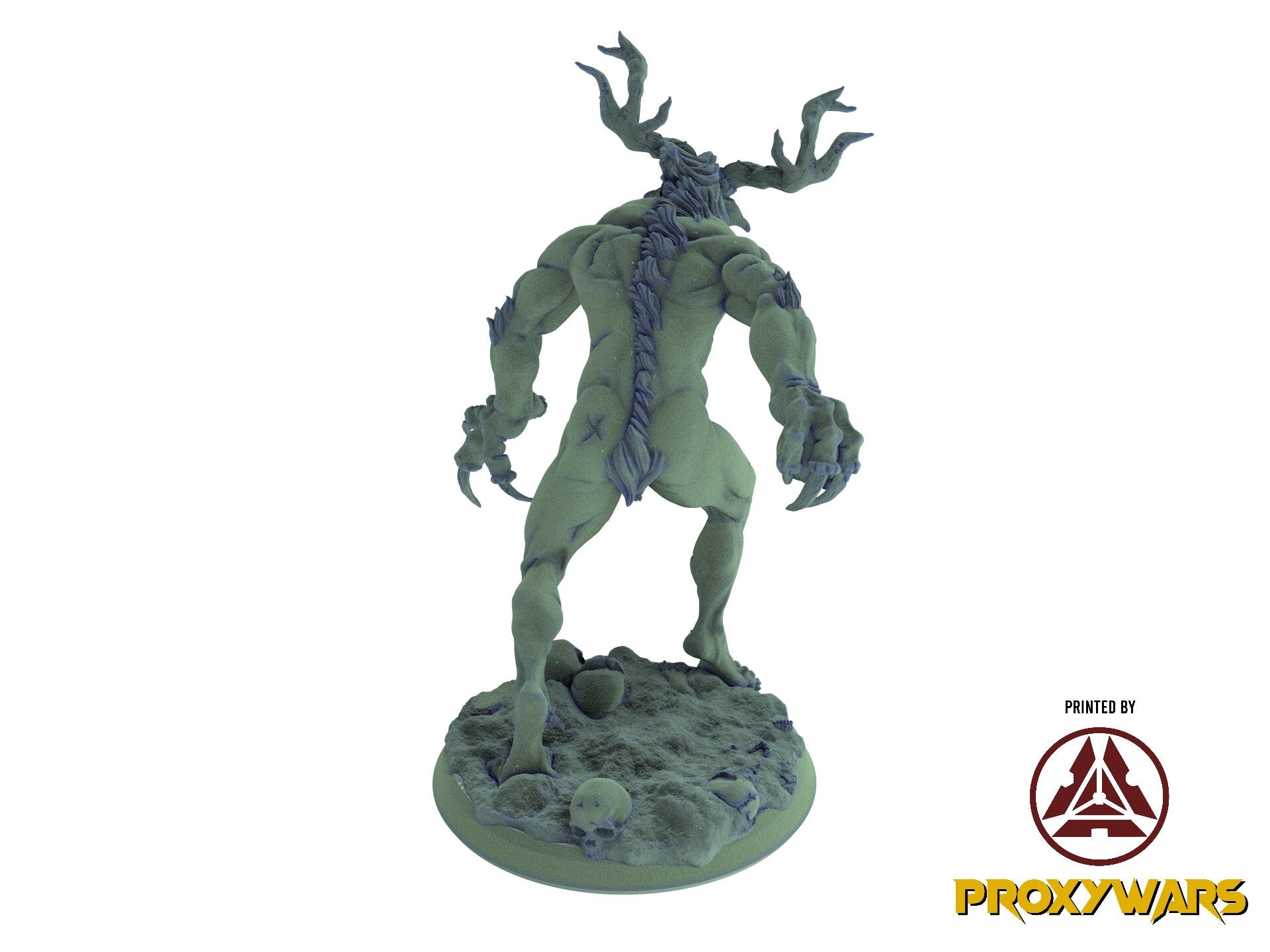 The tribal Gathering - Enemy - Wendigo (50 mm), fierce and proud warriors,Ennemy, Flesh of Gods, for Wargames, Dungeons & Dragons TTRPG