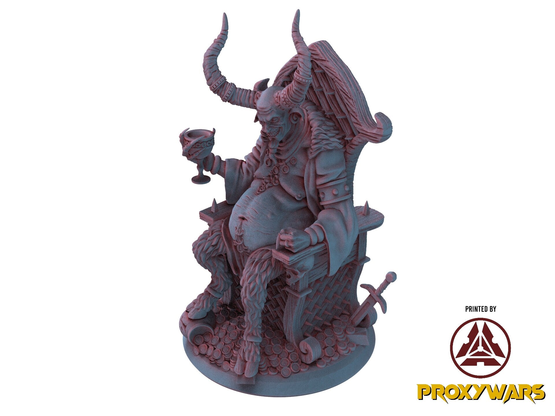 The Court Blood - Enemy - Headless Knight (50 mm), creatures of darkness, Ennemy, Flesh of Gods, for Wargames, Dungeons & Dragons TTRPG