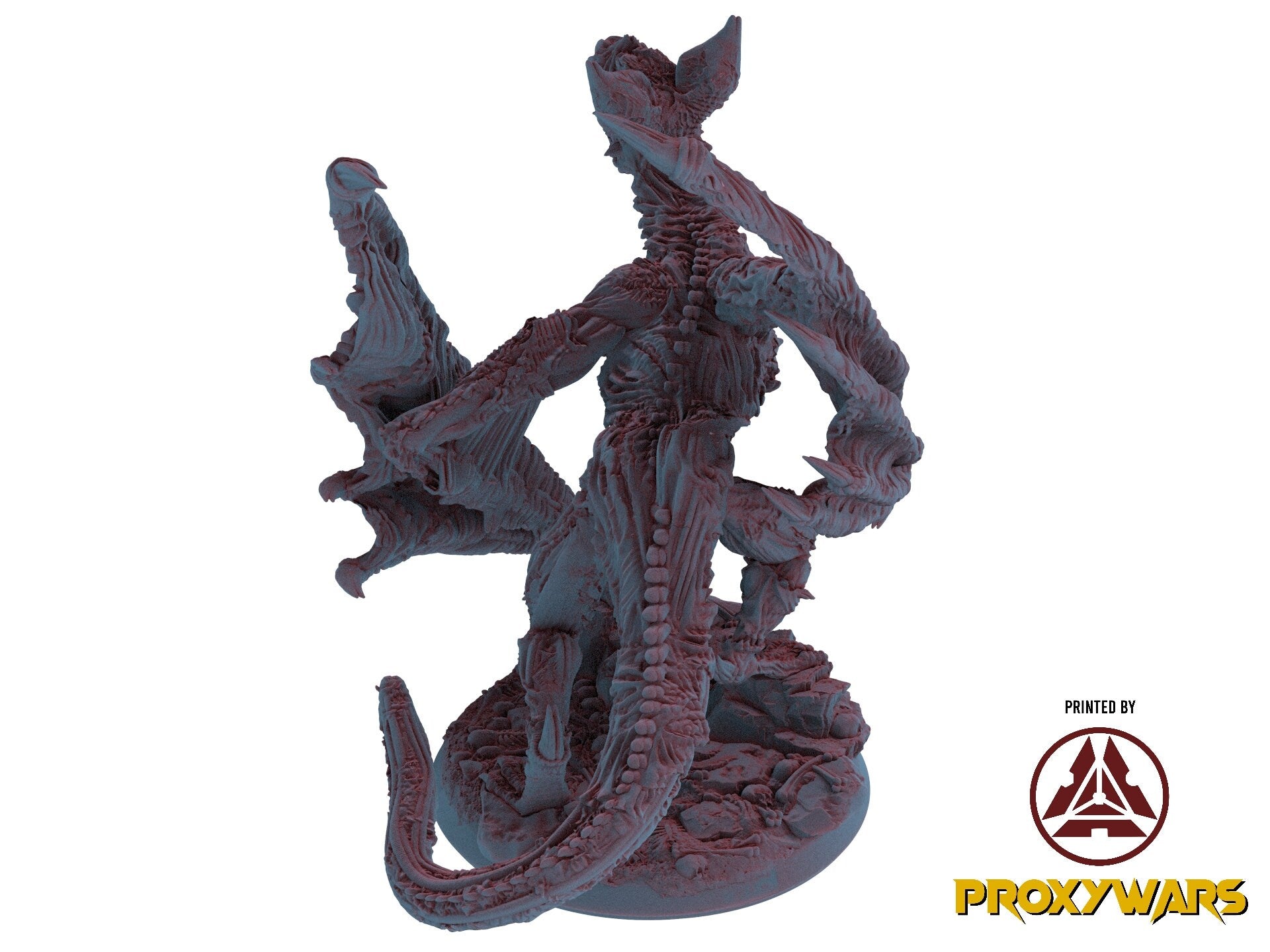 The Court Blood - Enemy - Draconic Bat (75 mm), creatures of darkness, Ennemy, Flesh of Gods, for Wargames, Dungeons & Dragons TTRPG