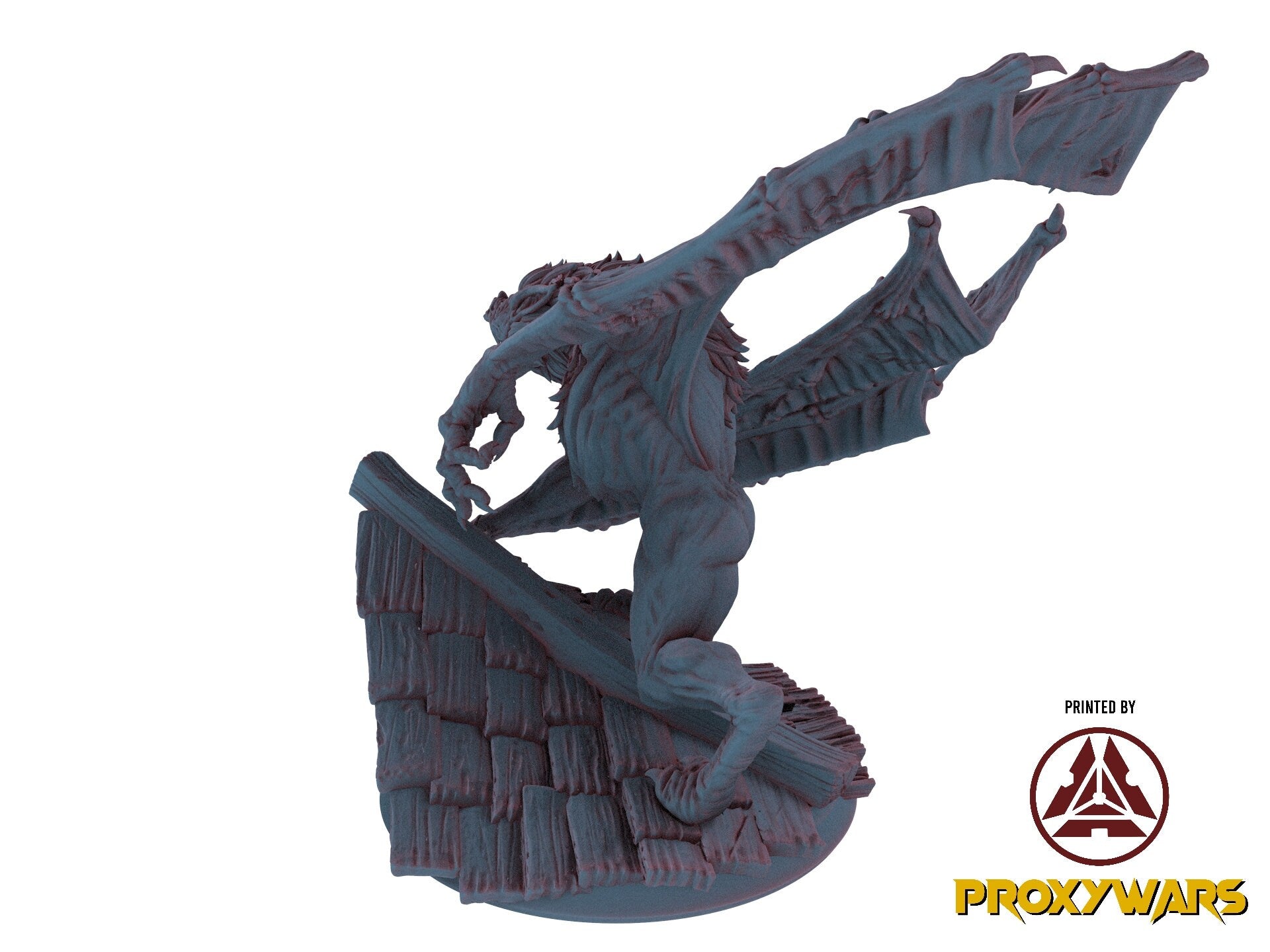 The Court Blood - Werebat (50 mm), creatures of darkness, Ennemy, Flesh of Gods, for Wargames, Dungeons & Dragons TTRPG