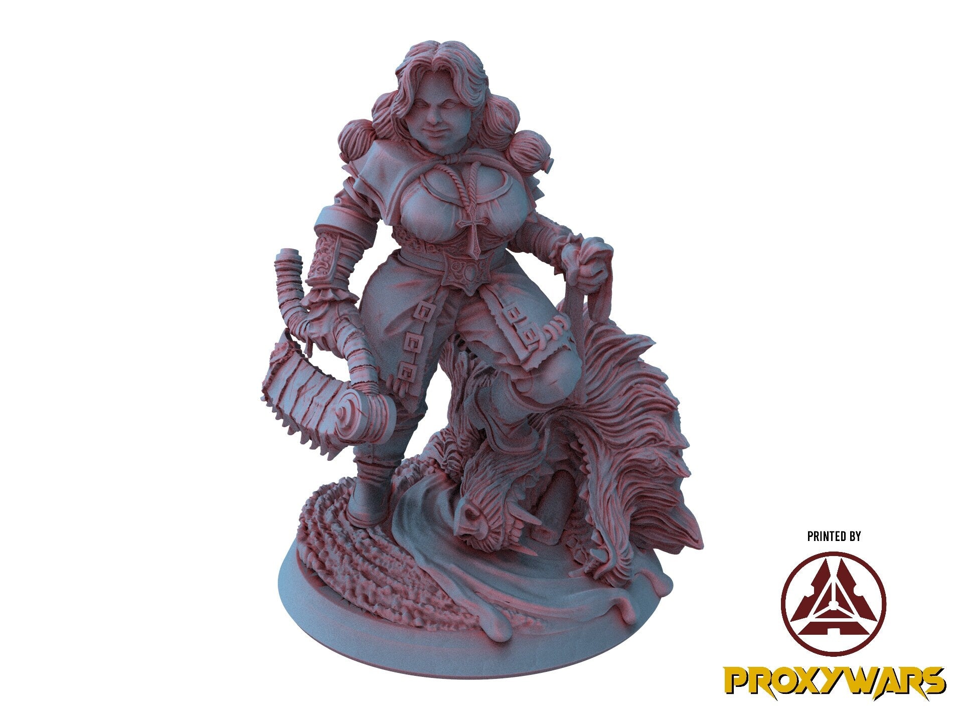 The Court Blood - Hero - Dwarf Creature Hunter 75mm, creatures of darkness, Ennemy, Flesh of Gods, for Wargames, Dungeons & Dragons TTRPG