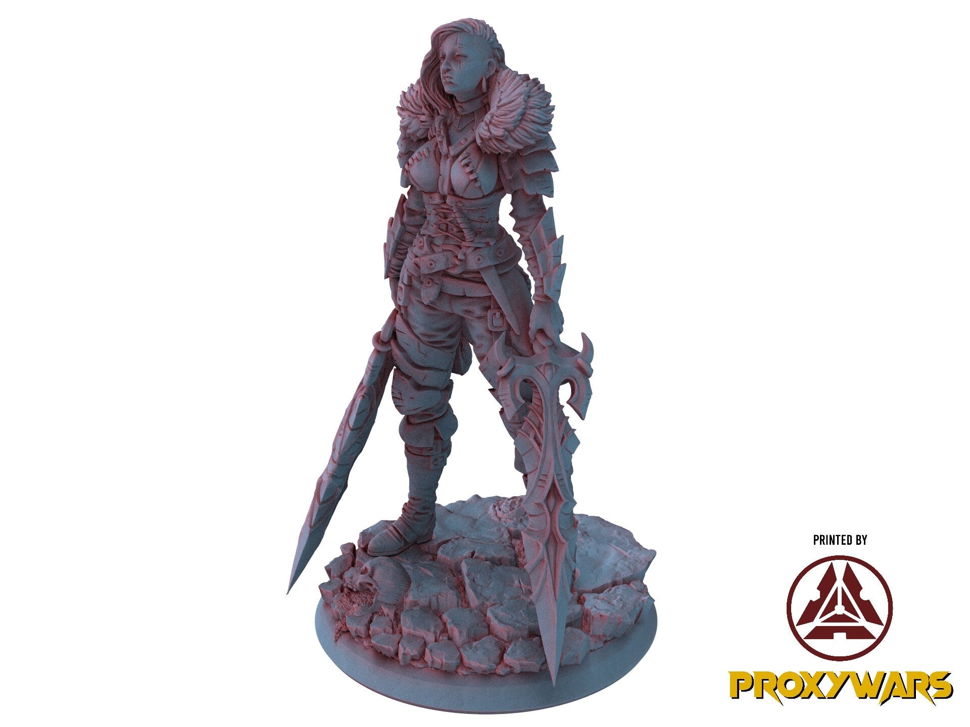 The Court Blood - Hero - Midnight Huntress (25 mm), creatures of darkness, Ennemy, Flesh of Gods, for Wargames, Dungeons & Dragons TTRPG