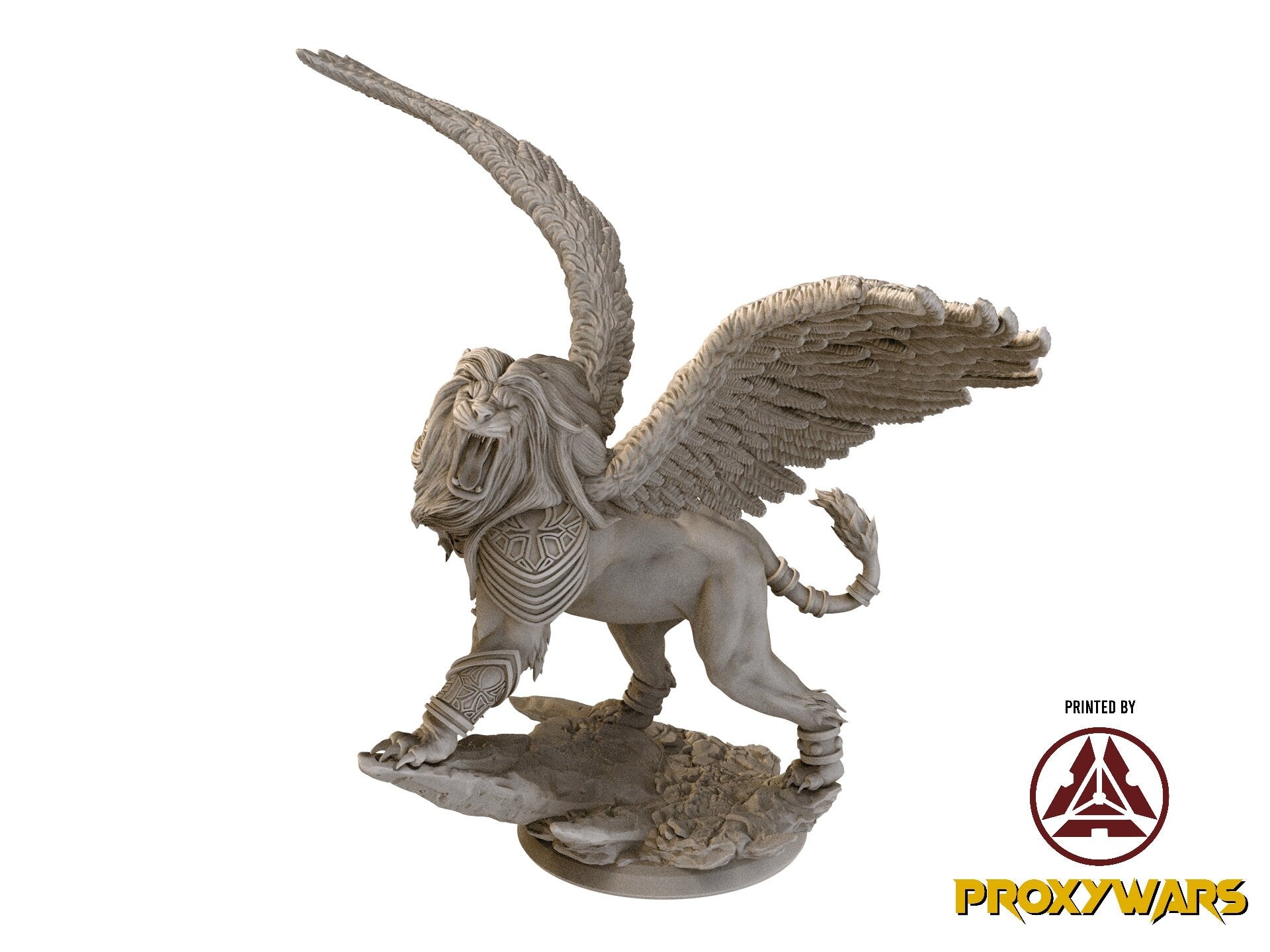 The Time Abyss - Enemy - Androsphinx (50 mm), Light and darkness, Flesh of Gods, for Wargames, Dungeons & Dragons TTRPG