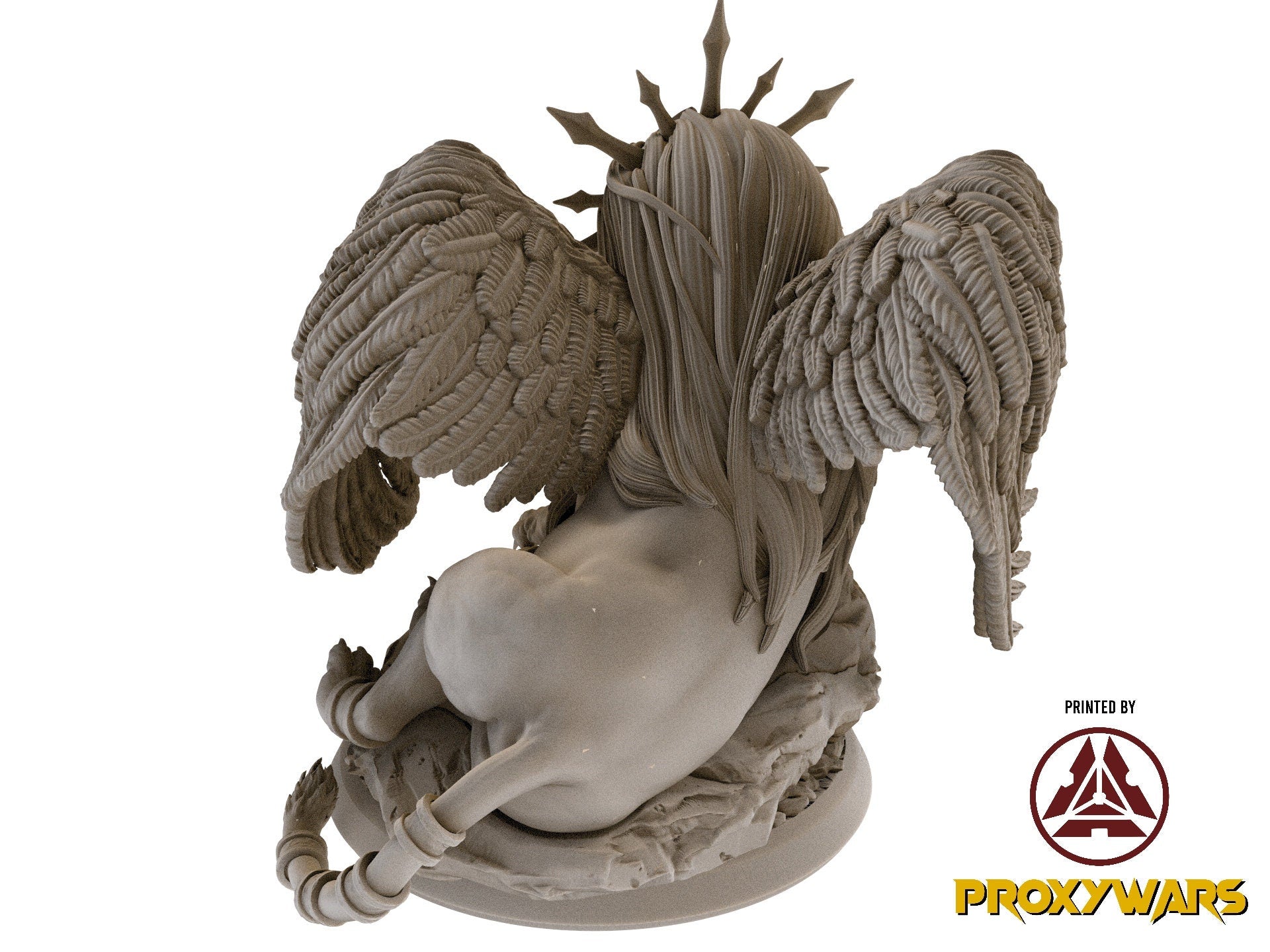 The Time Abyss - Enemy - Gynosphinx (50 mm), Light and darkness, Flesh of Gods, for Wargames, Dungeons & Dragons TTRPG