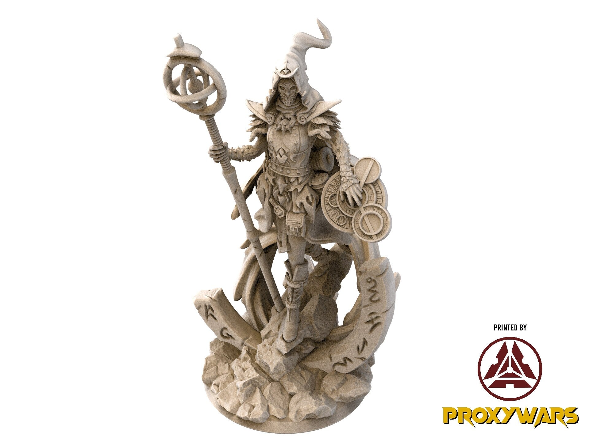 The Time Abyss - Hero - Alenia, Human Psion (25 mm), Light and darkness, Flesh of Gods, for Wargames, Dungeons & Dragons TTRPG