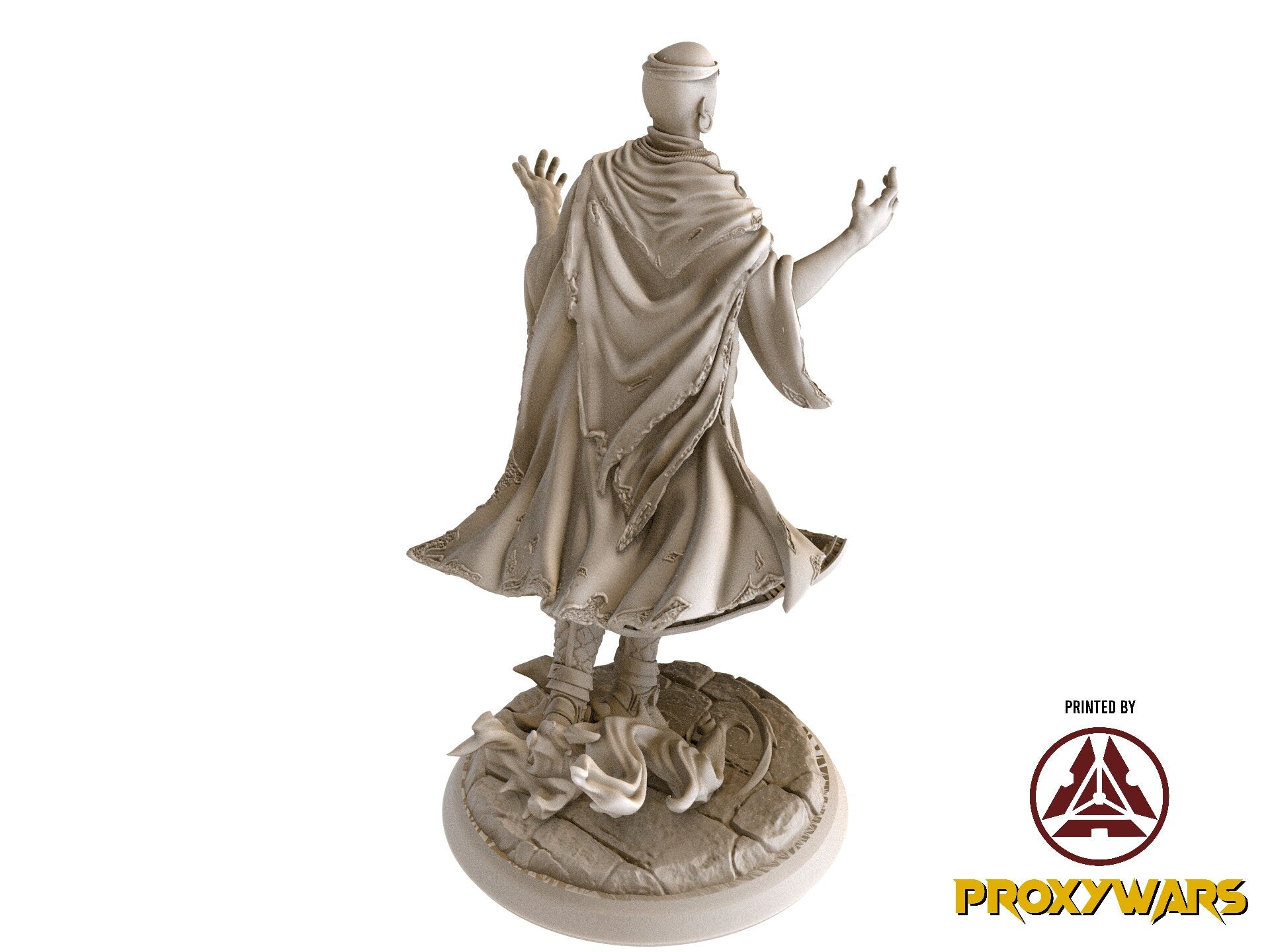 The Time Abyss - Hero - Aluin, Human Psion (25 mm), Light and darkness, Flesh of Gods, for Wargames, Dungeons & Dragons TTRPG