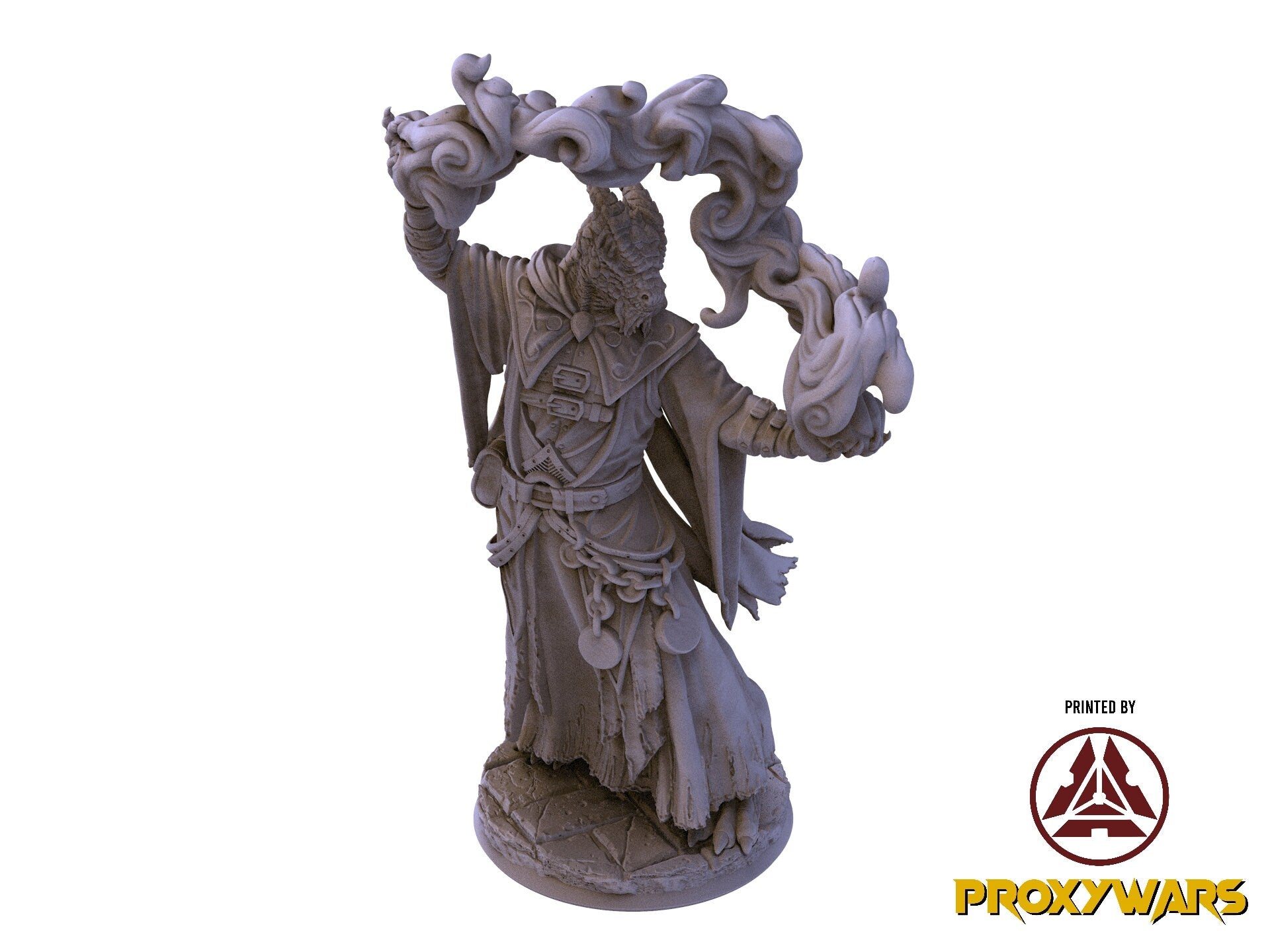 The Crimson Calamity - Enemy - Krughor, Harbinger Of Death, Flesh of Gods, for Wargames, Dungeons & Dragons TTRPG