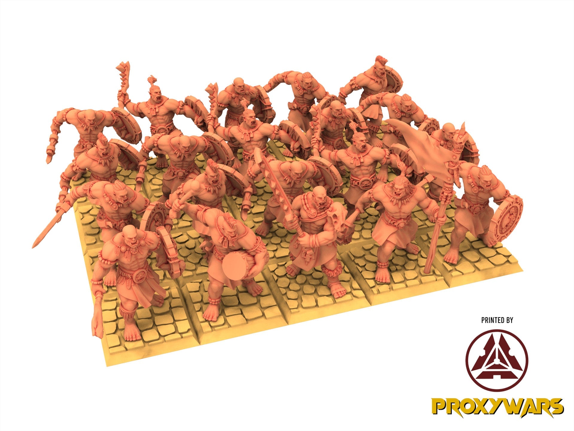 Orc & Goblin - Salanaar Orc Warriors V1, utilisables pour Oldhammer, king of wars, 9th age