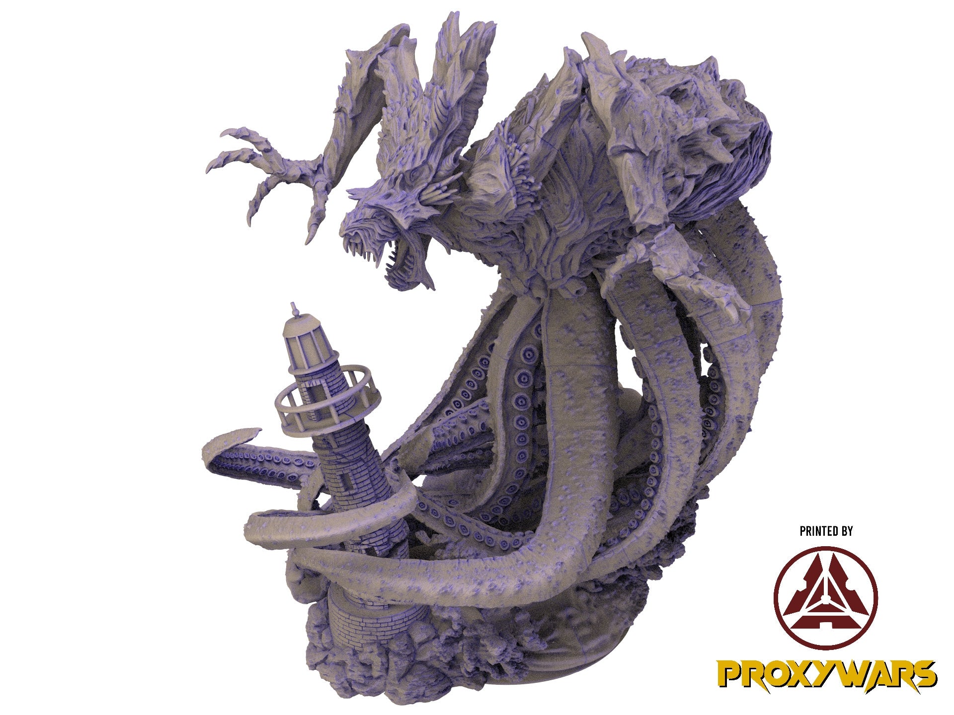 The Crimson Calamity - Boss - Ancient Kraken (100 mm), Flesh of Gods, for Wargames, Dungeons & Dragons TTRPG