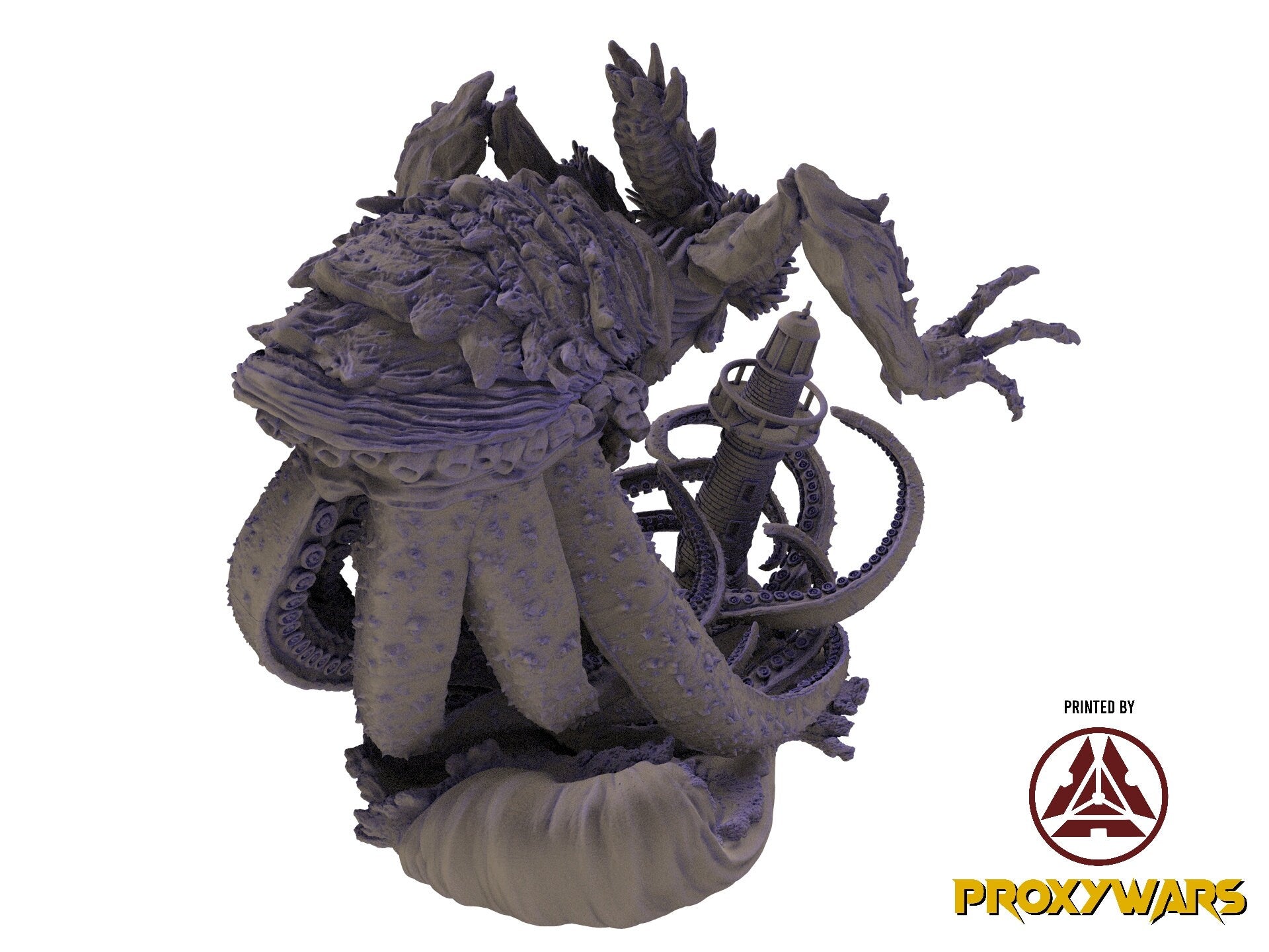 The Crimson Calamity - Boss - Ancient Kraken (100 mm), Flesh of Gods, for Wargames, Dungeons & Dragons TTRPG